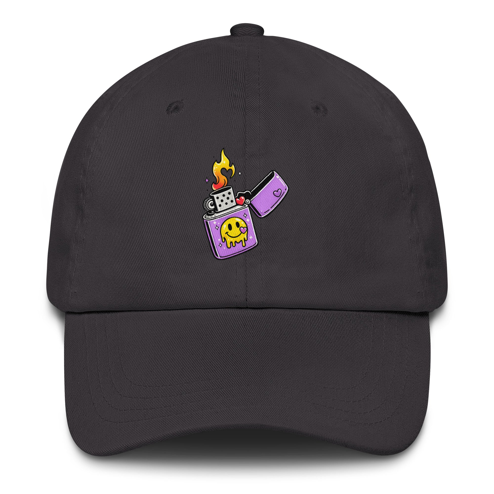 Lit Vibes psychedelic festival hat in gray