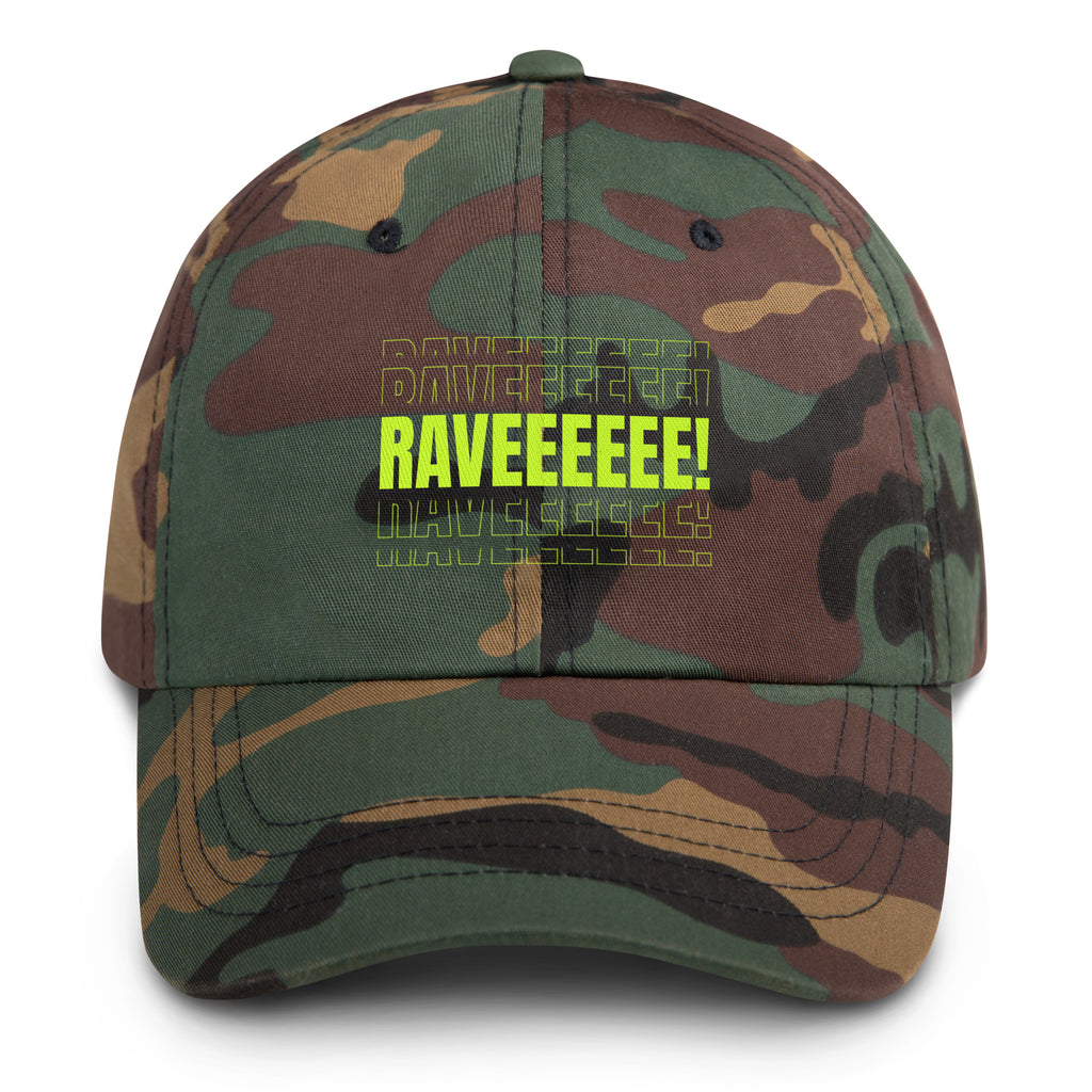 Rave Energy Hat in Green Camo