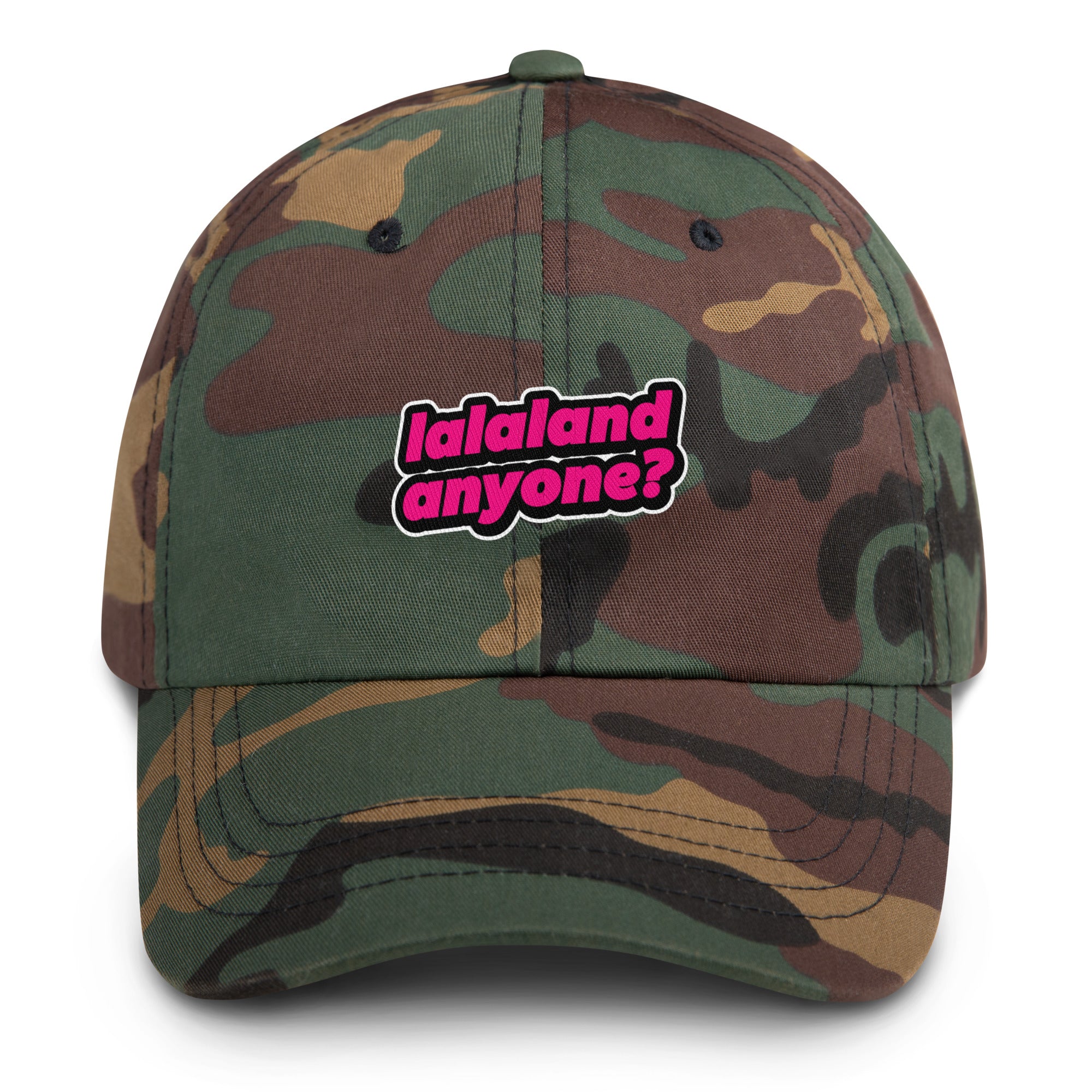 Lalaland Vibes Hat in Green Camo