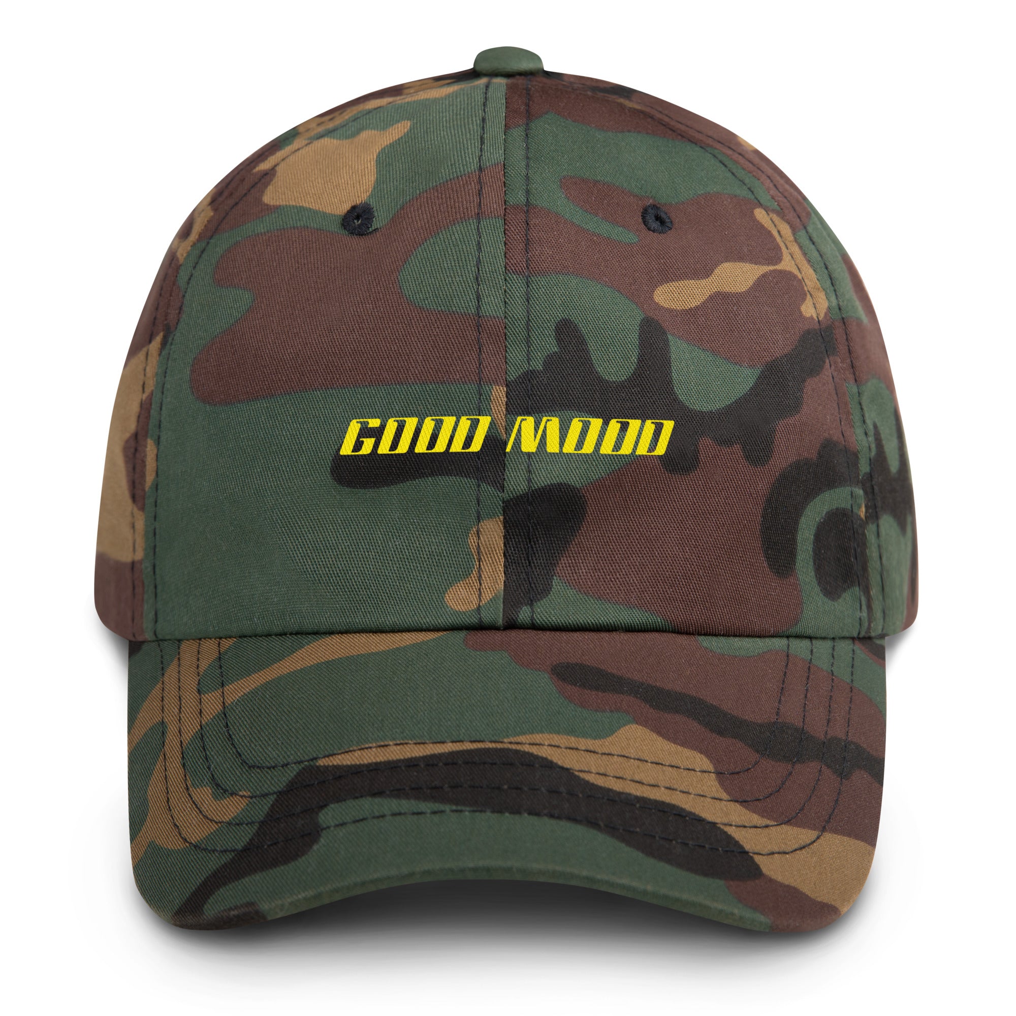 Festival Good Mood Hat in Green Camo