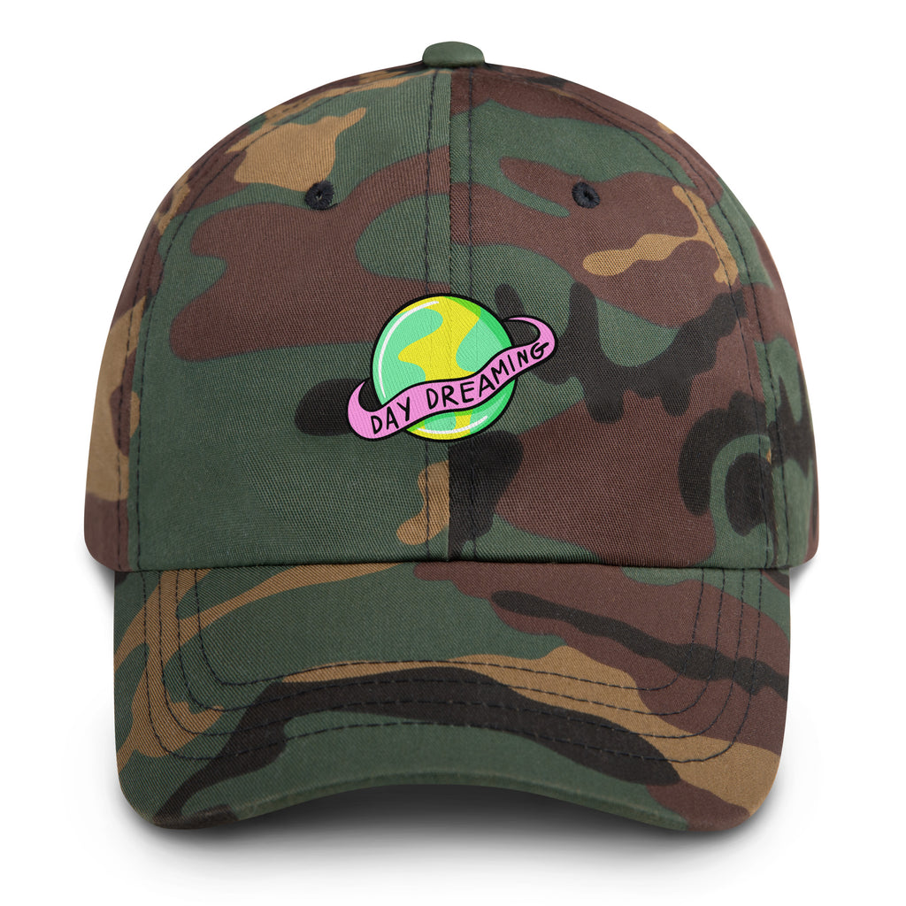 Dreaming Vibes Hat in Green Camo