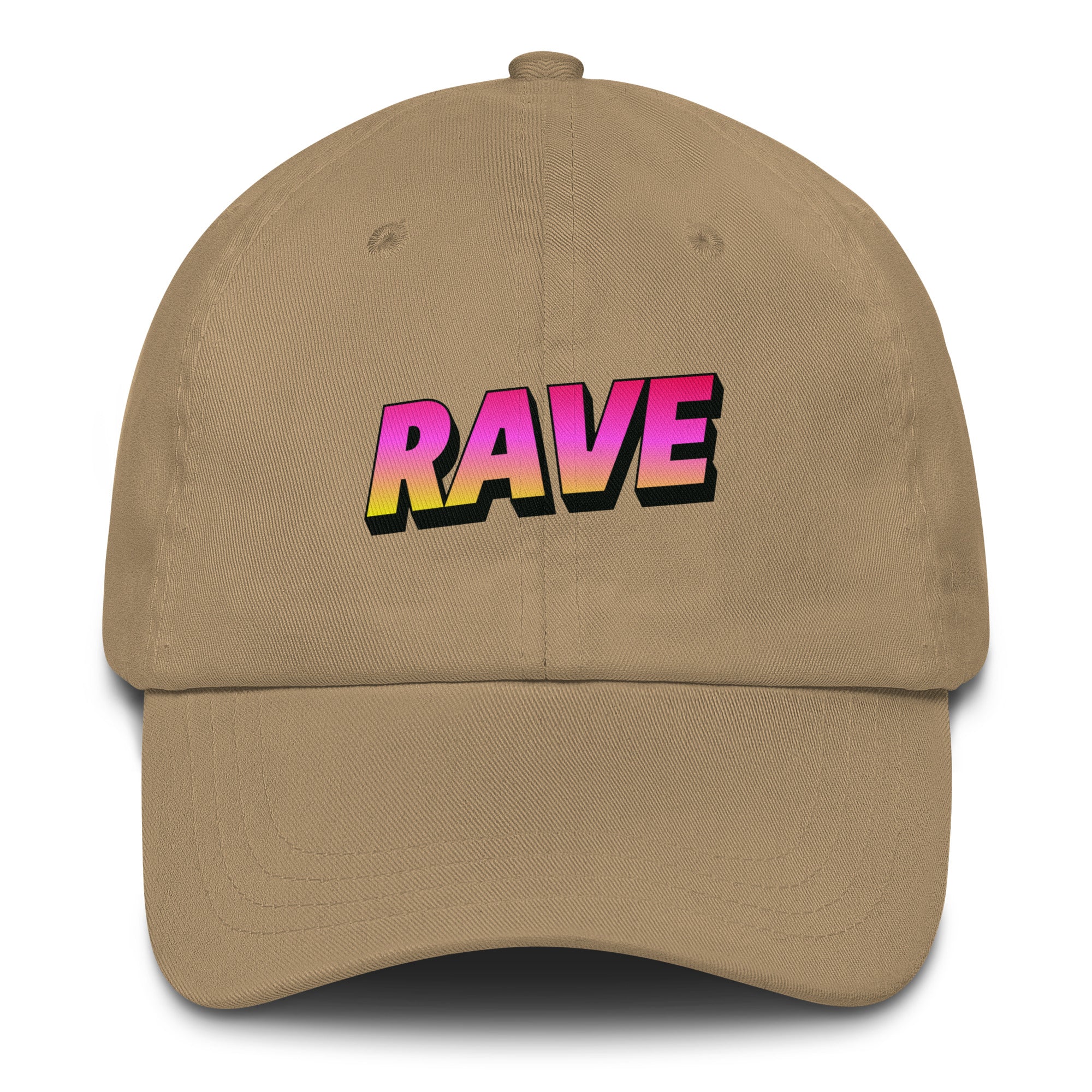 Rave Neon Energy Hat in Khaki