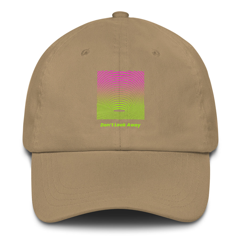 Don’t Look Away Trippy Hat in Khaki