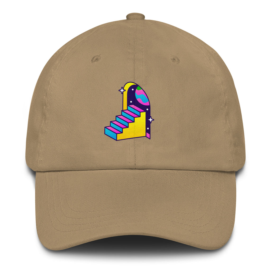 Portal Dreams Trippy Hat in Khaki