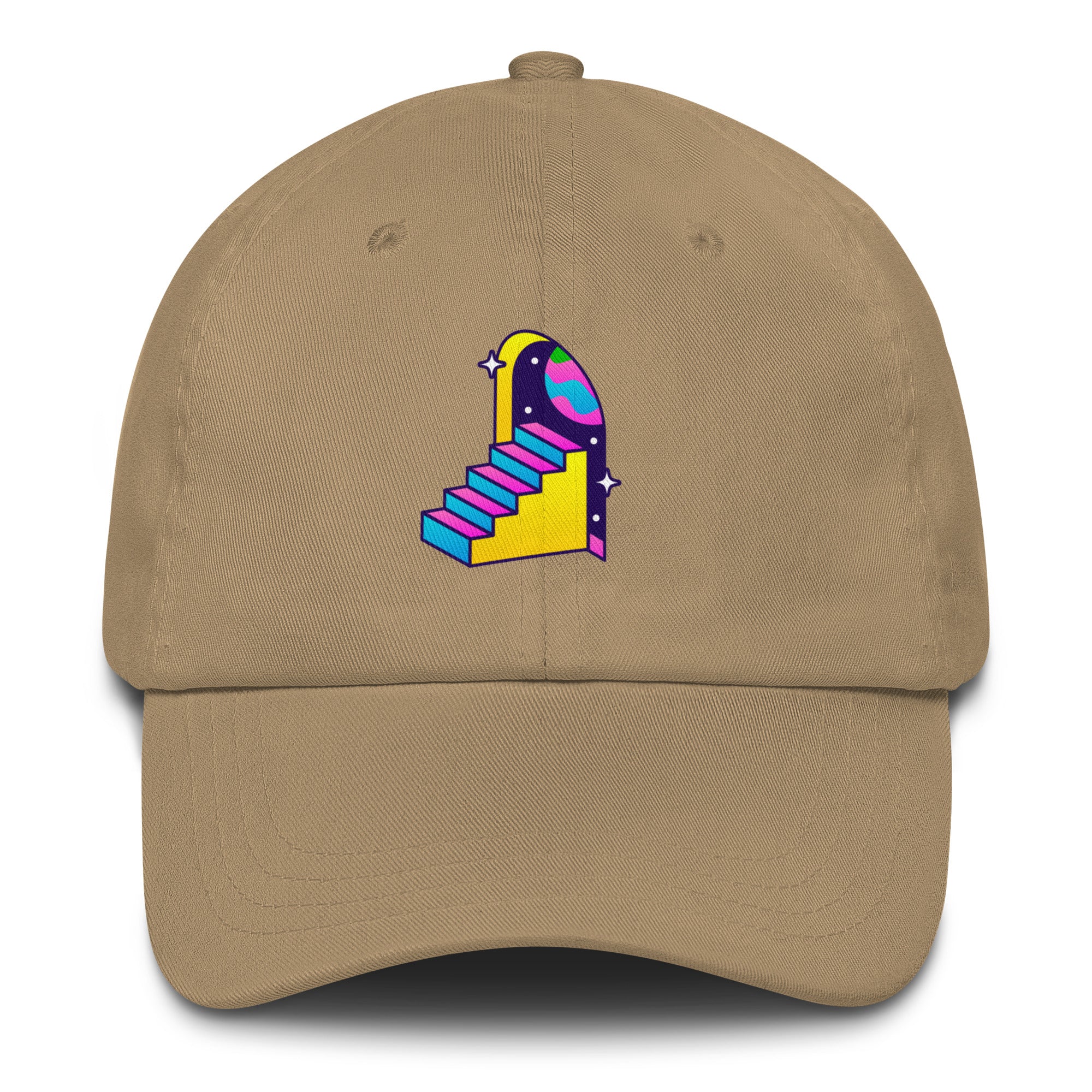 Portal Dreams Trippy Hat in Khaki