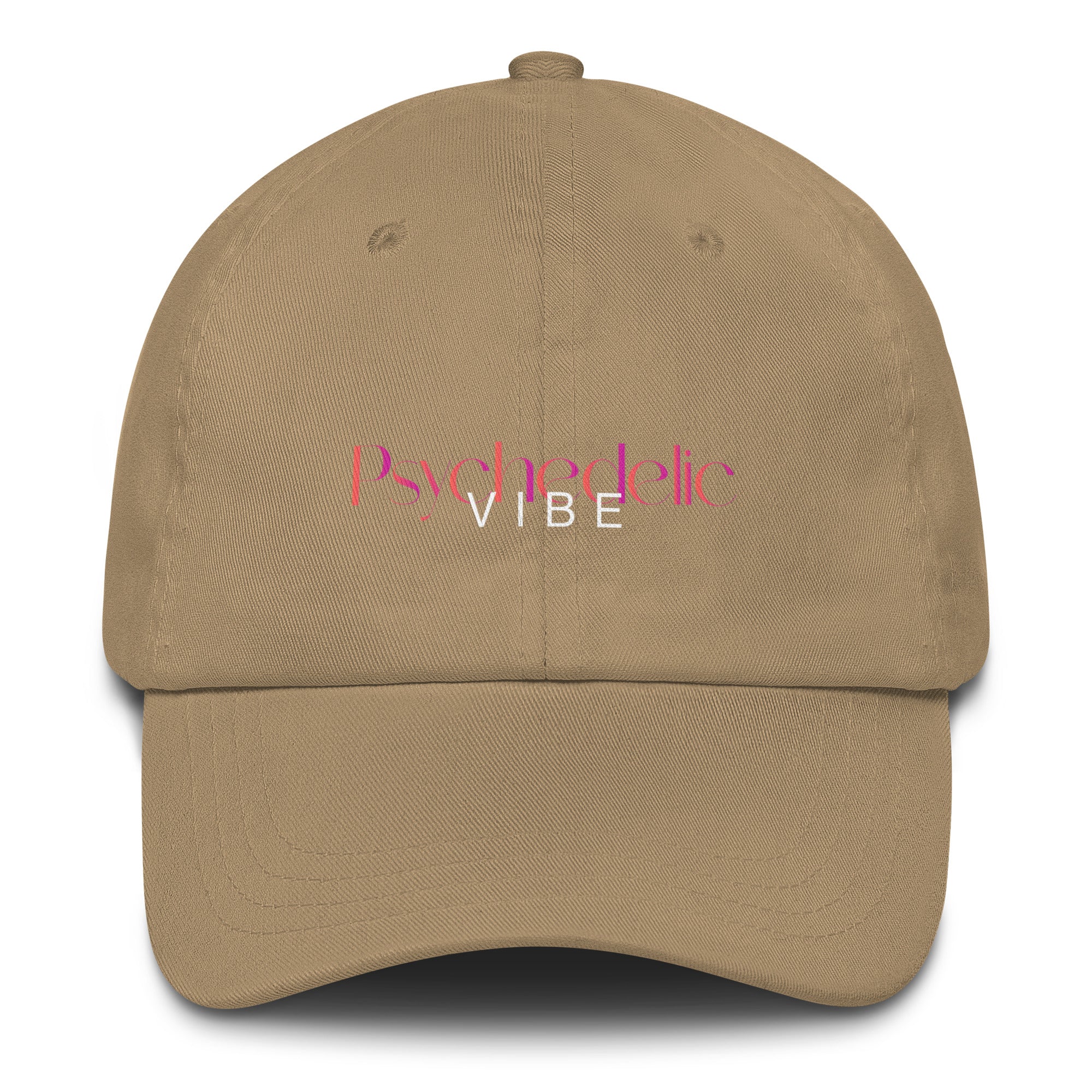 Psychedelic Vibe Hat in khaki