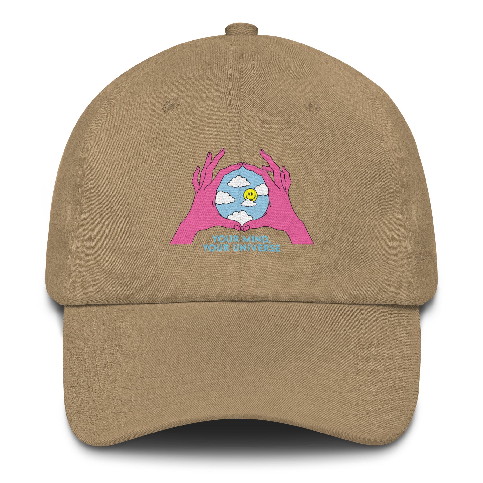 Your Mind Your Universe festival hat in khaki