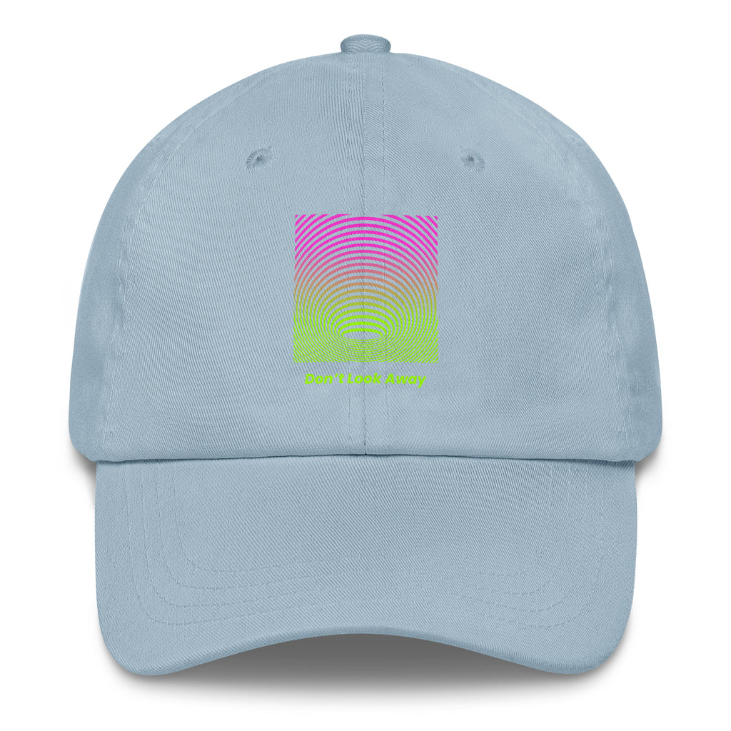 Don’t Look Away Trippy Hat in Light Blue