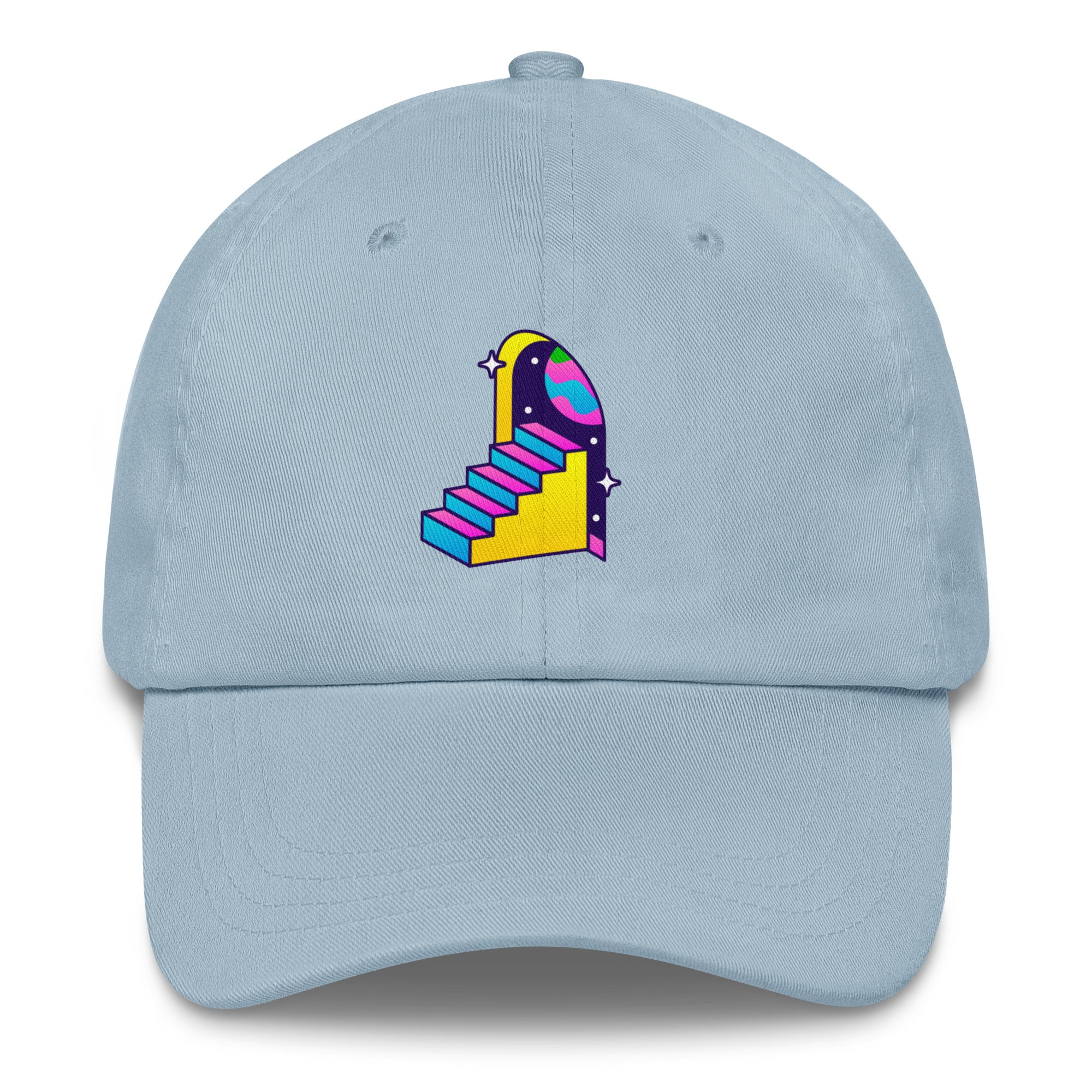 Portal Dreams Trippy Hat in Light Blue
