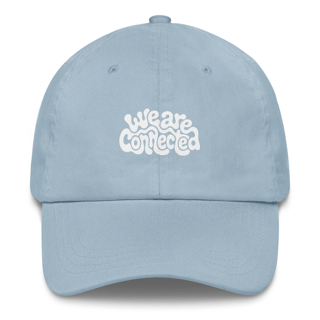 We Are Connected festival hat in light blue