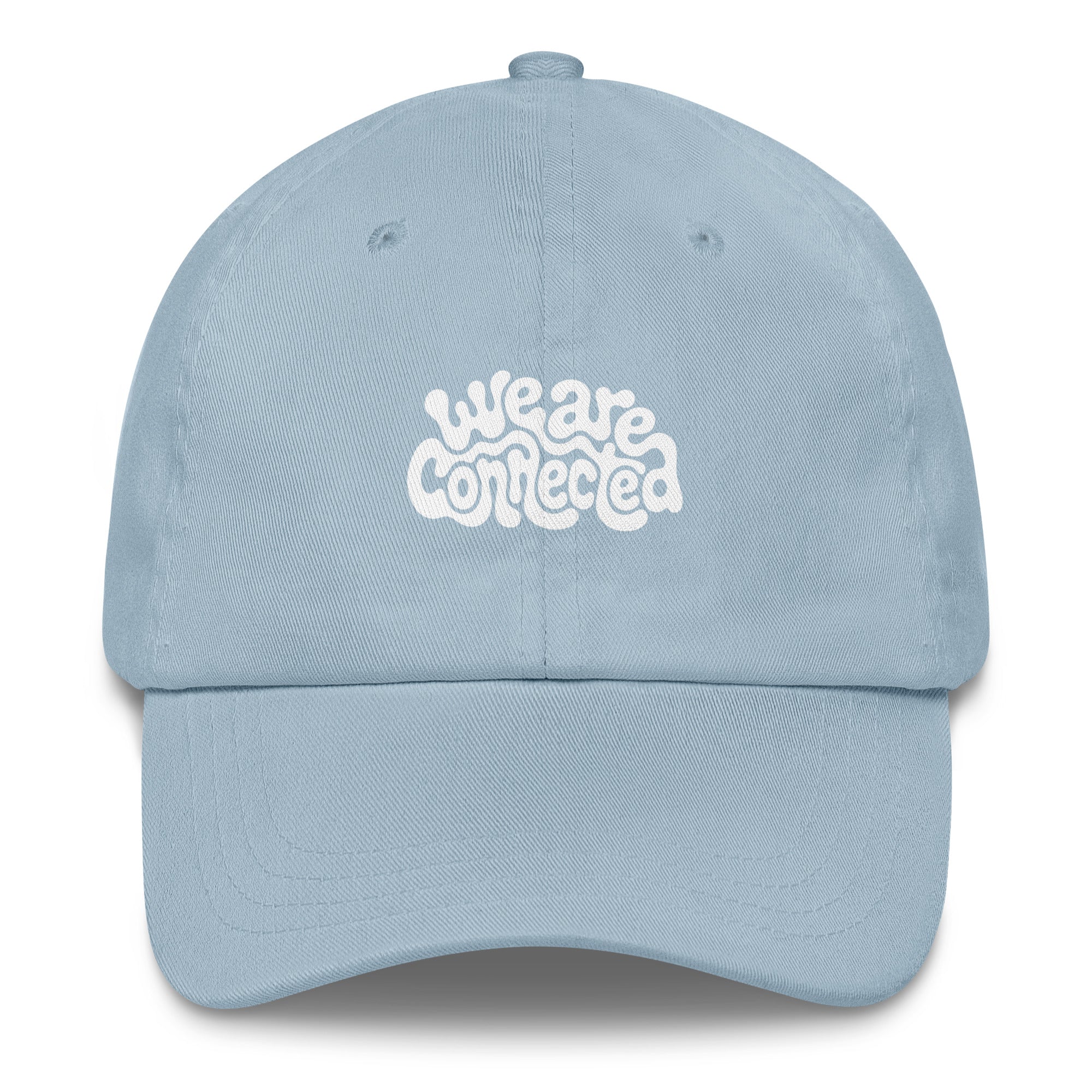 We Are Connected festival hat in light blue