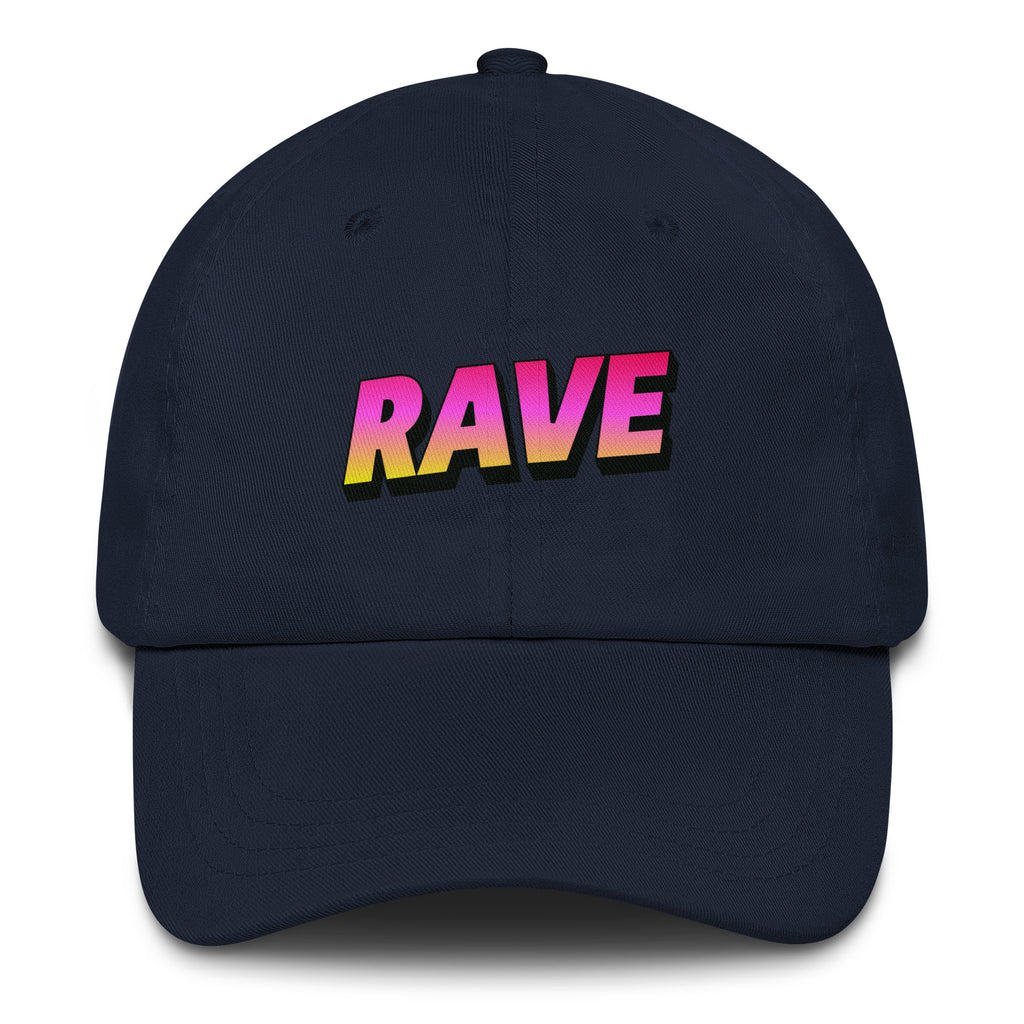 Rave Neon Energy Hat in Navy