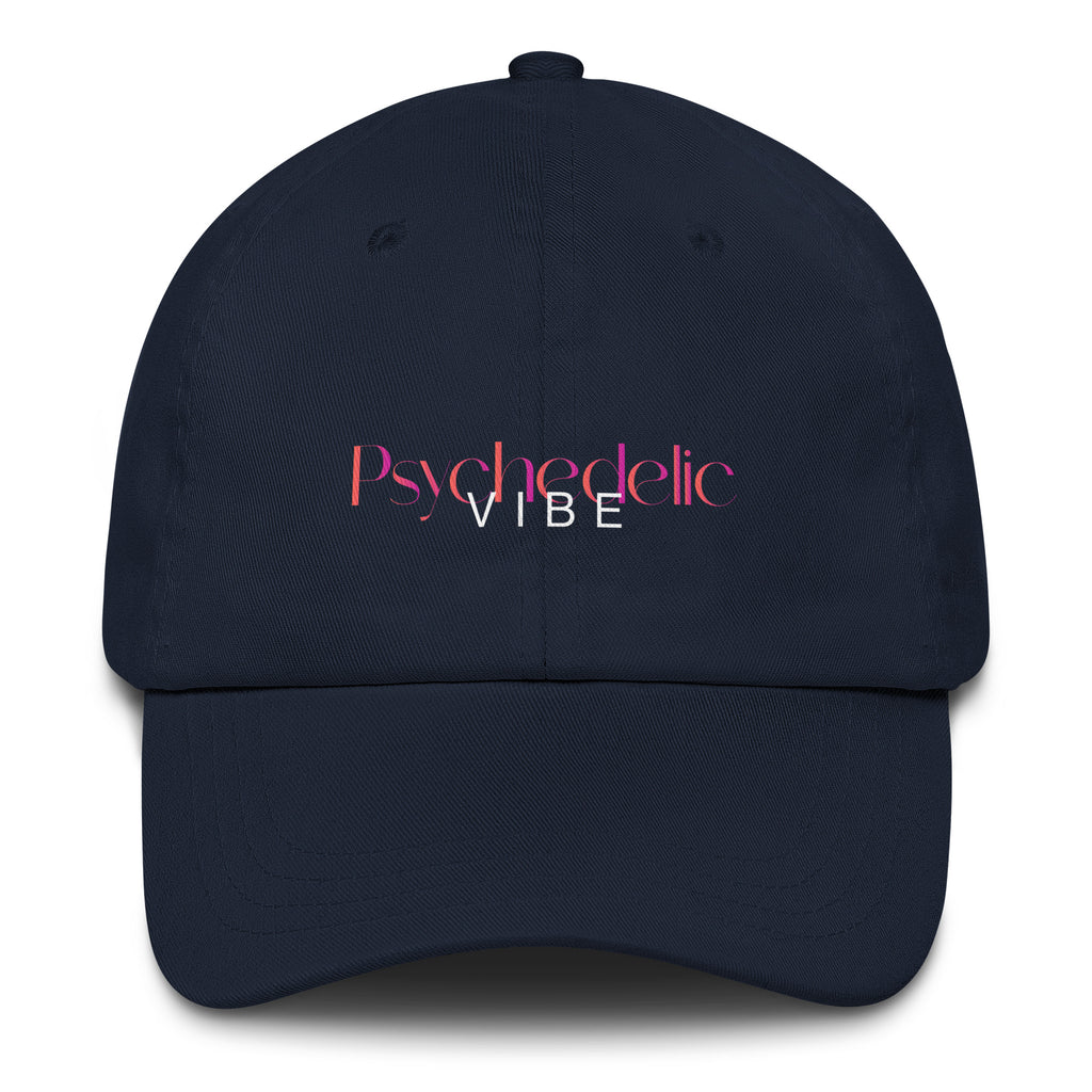 Psychedelic Vibe Hat in navy
