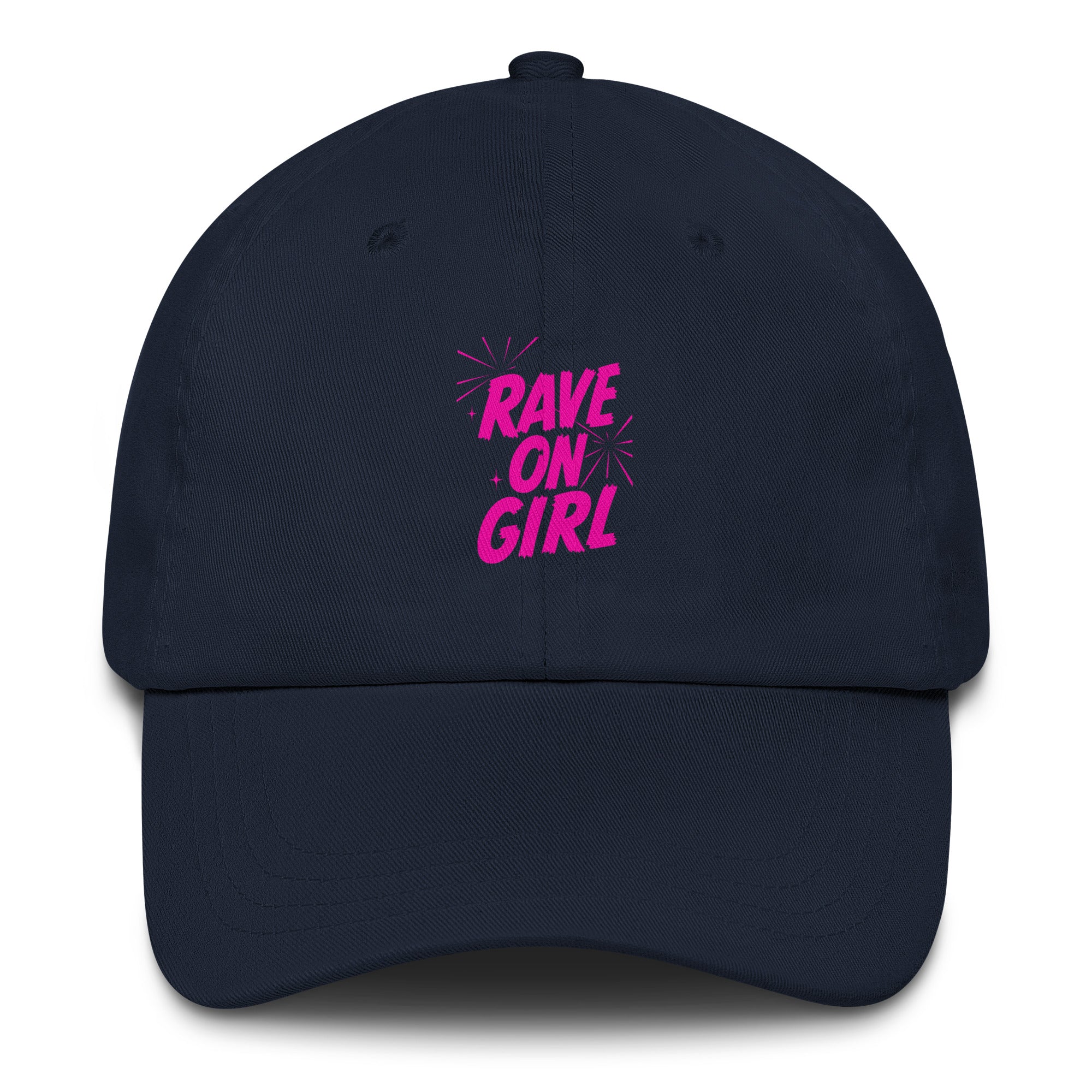 Rave On Girl festival hat in navy