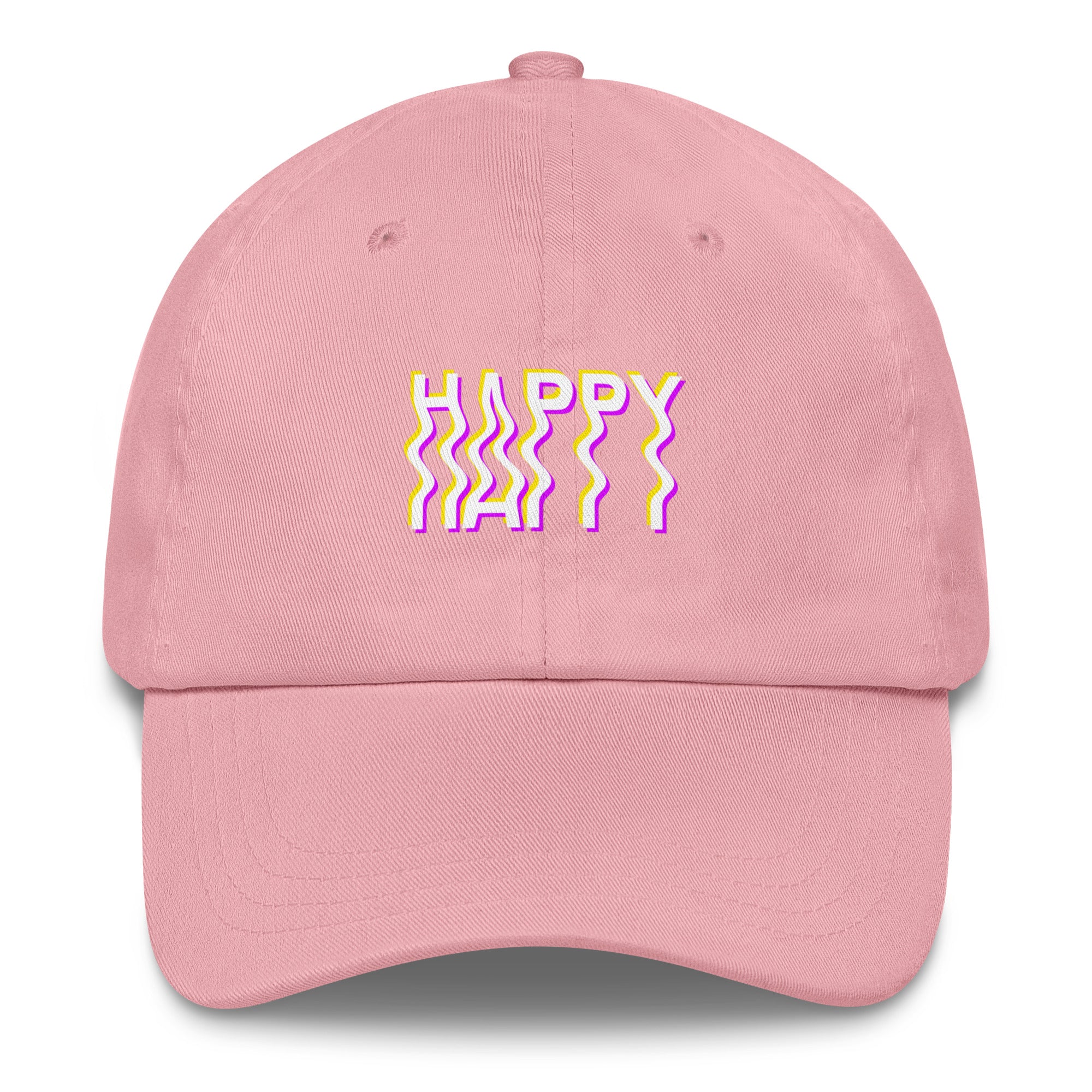Happy Vibes Hat in Pink