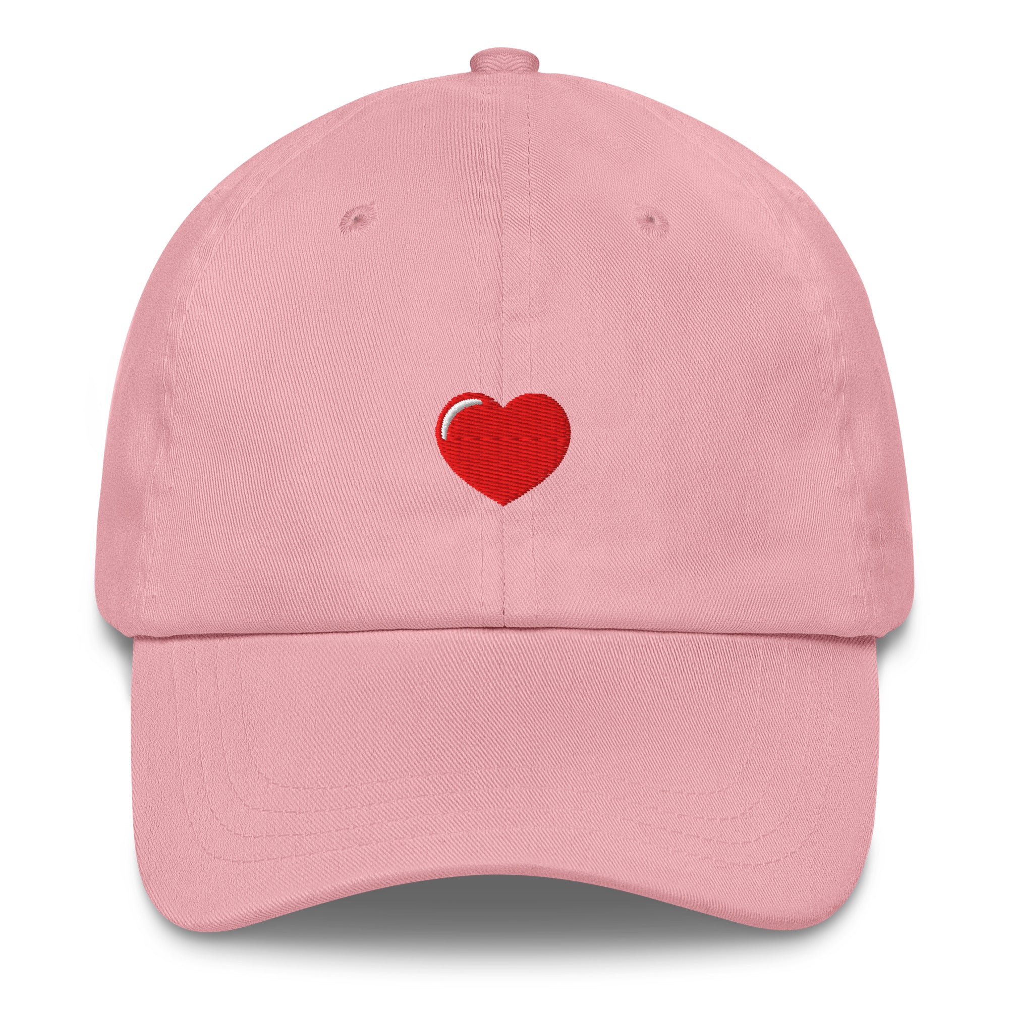 Embroidered Love Hat in Pink