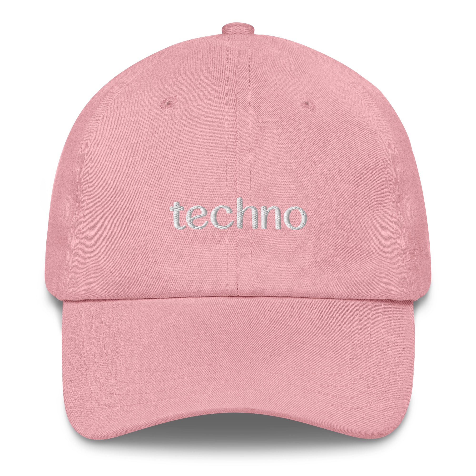 Techno Embroidered Hat in pink