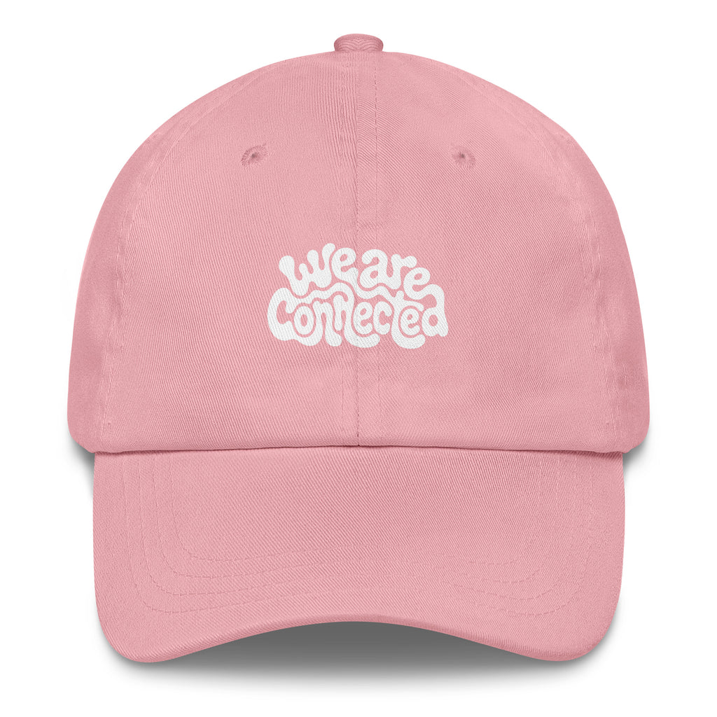 We Are Connected festival hat in pink