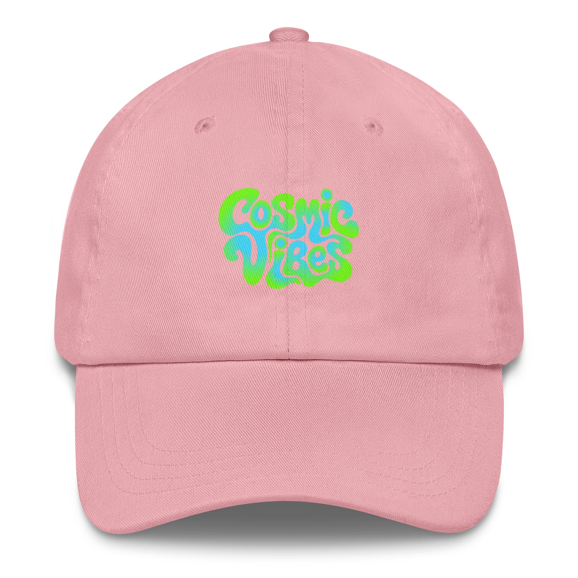 Psychedelic Cosmic Vibes festival hat in pink