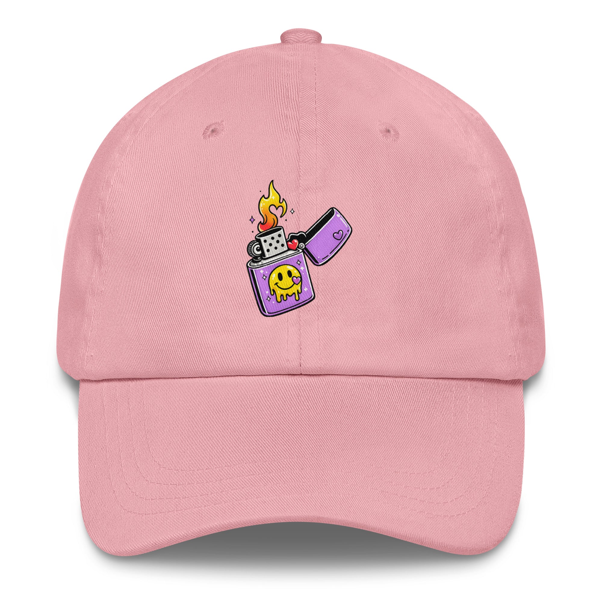Lit Vibes psychedelic festival hat in pink
