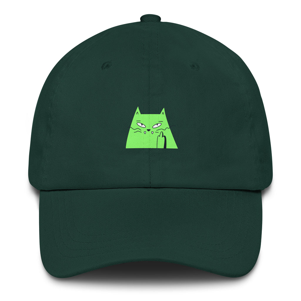 Attitude Cat Hat in Green