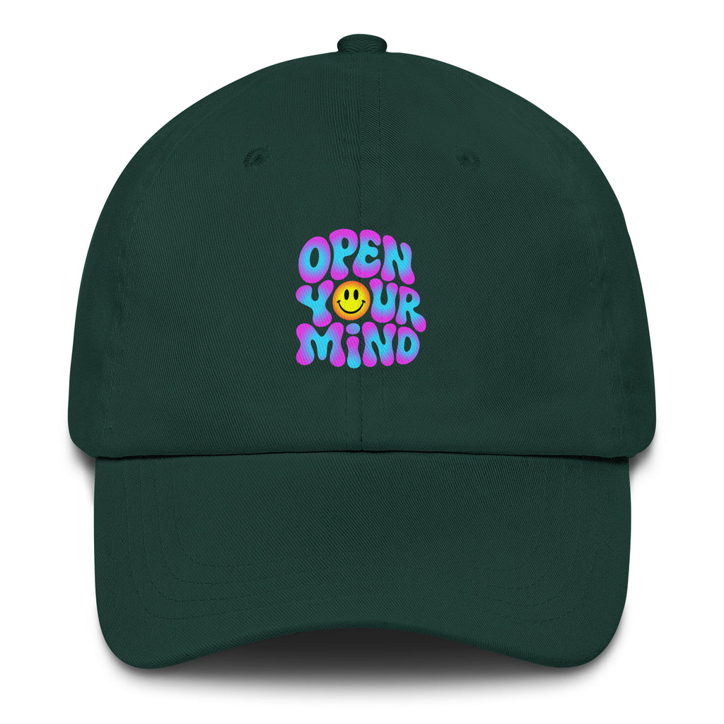 Open Your Mind Neon festival hat in green