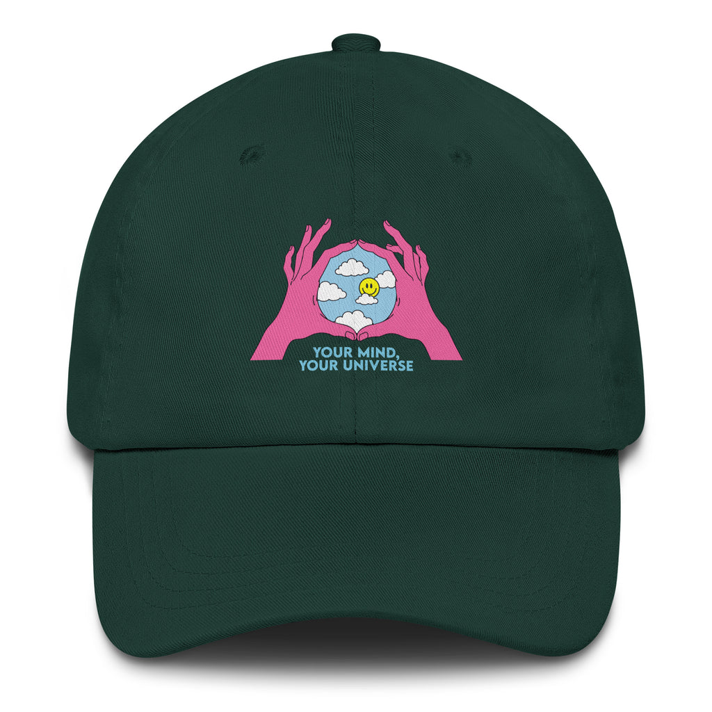 Your Mind Your Universe festival hat in green