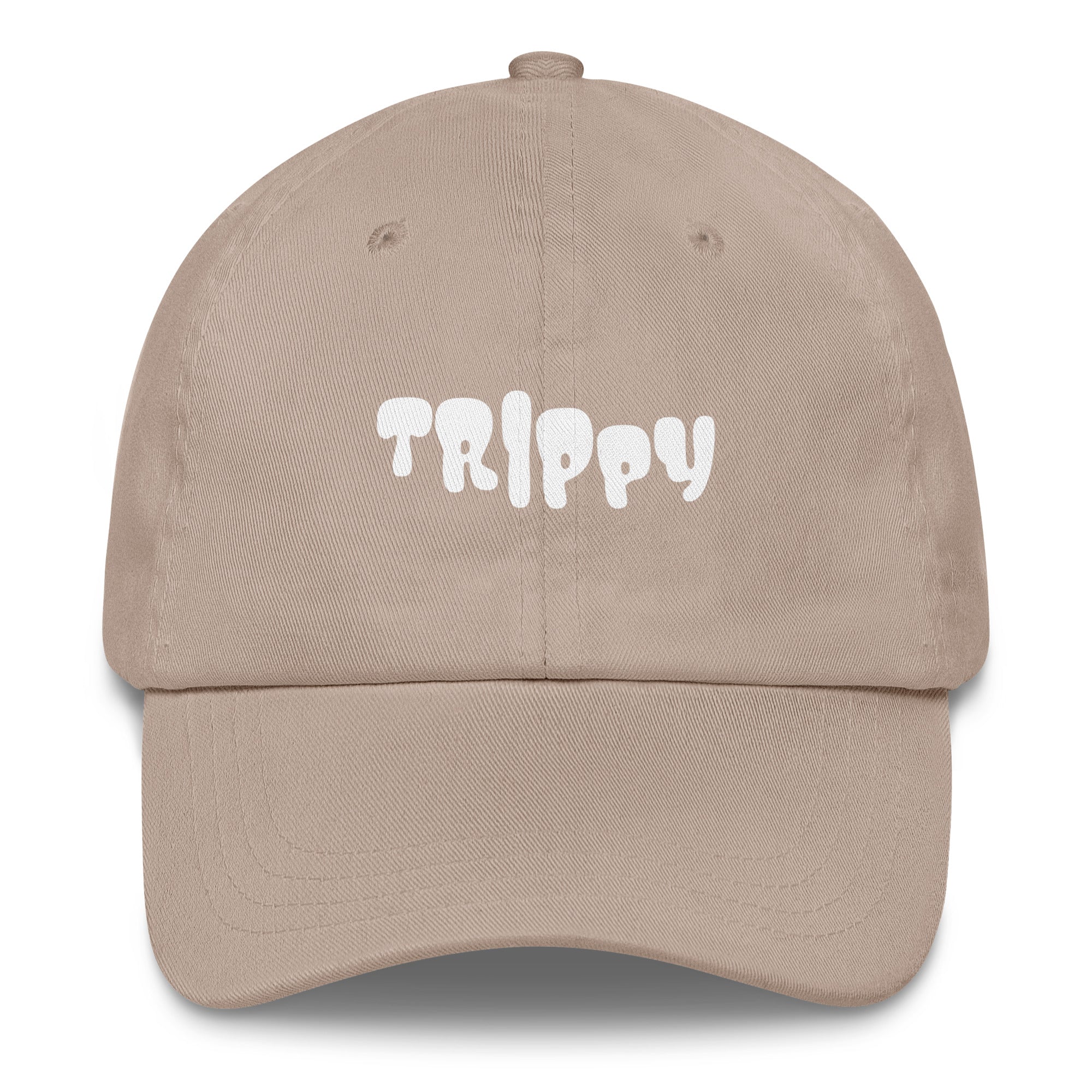 Trippy Vibes Hat in Beige