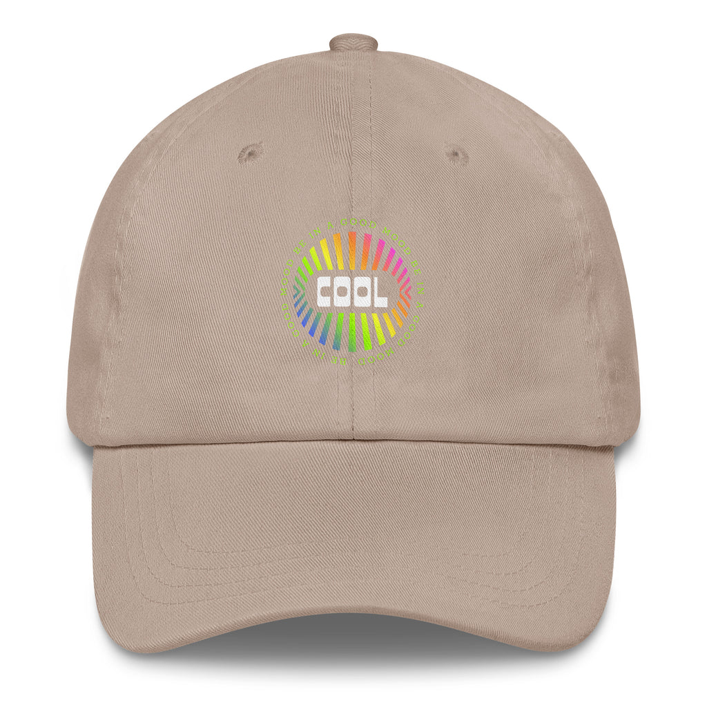 Good Mood Energy Beige dad hat