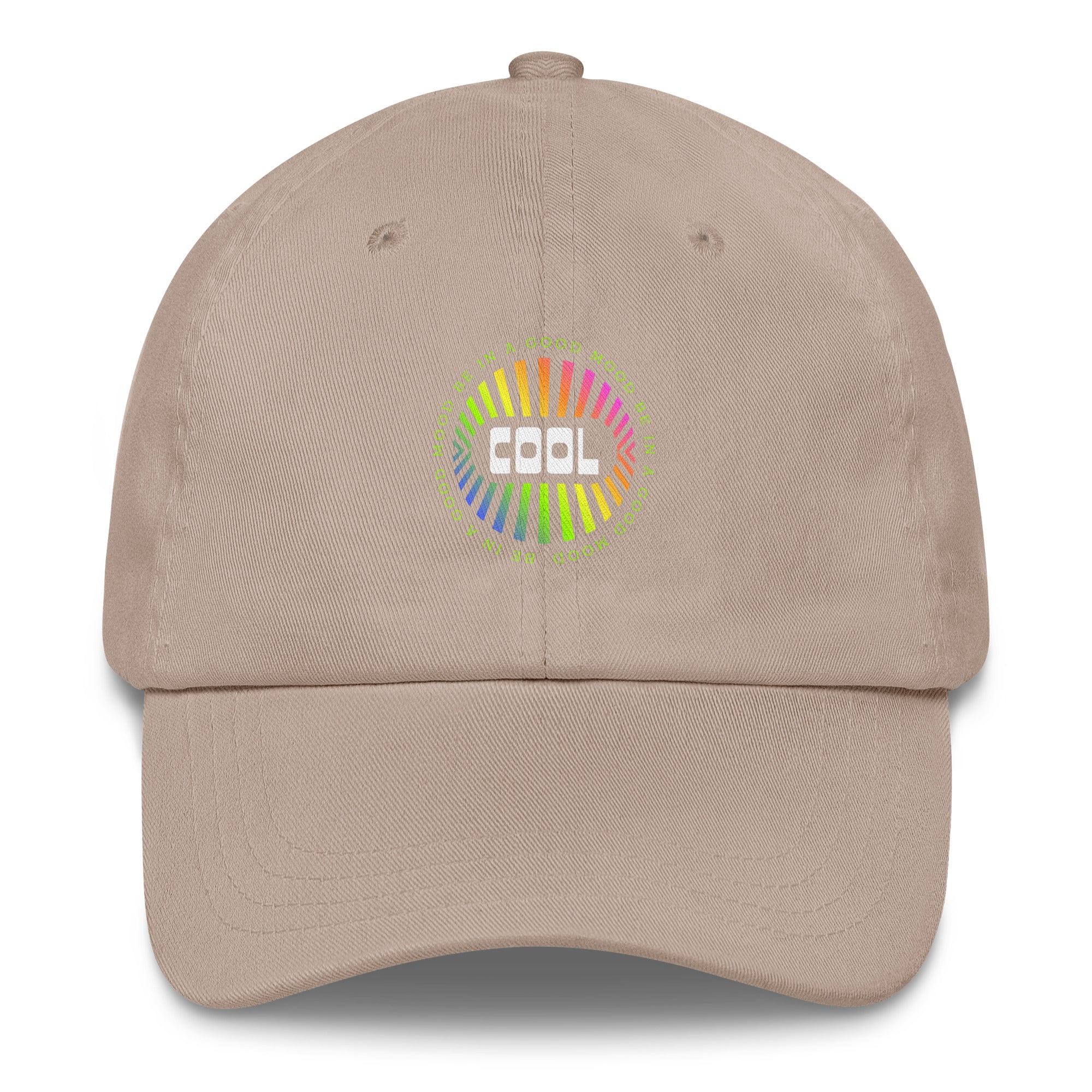 Good Mood Energy Beige dad hat