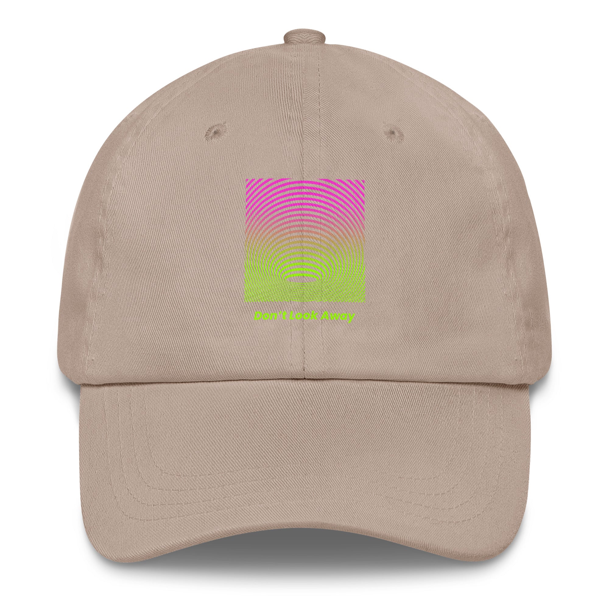 Don’t Look Away Trippy Hat in Beige