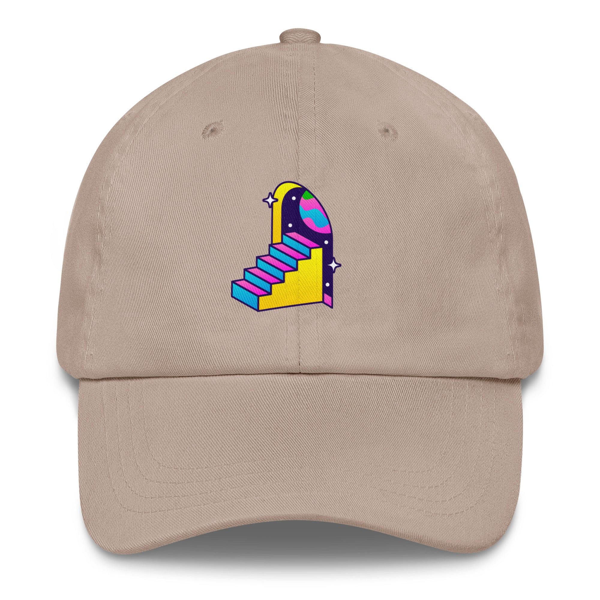 Portal Dreams Trippy Hat in Beige