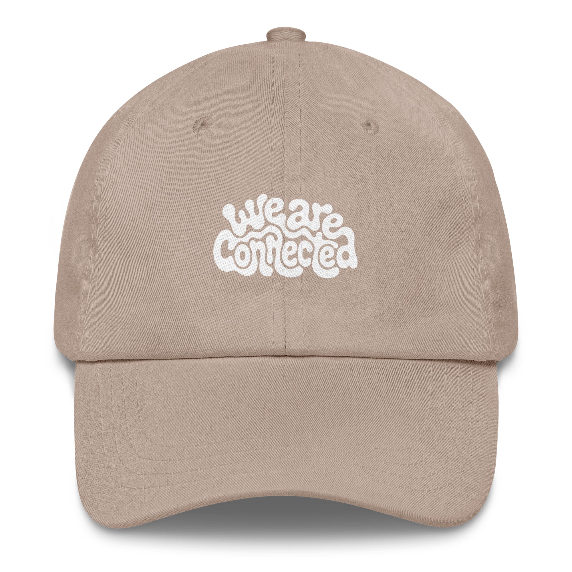 We Are Connected festival hat in beige