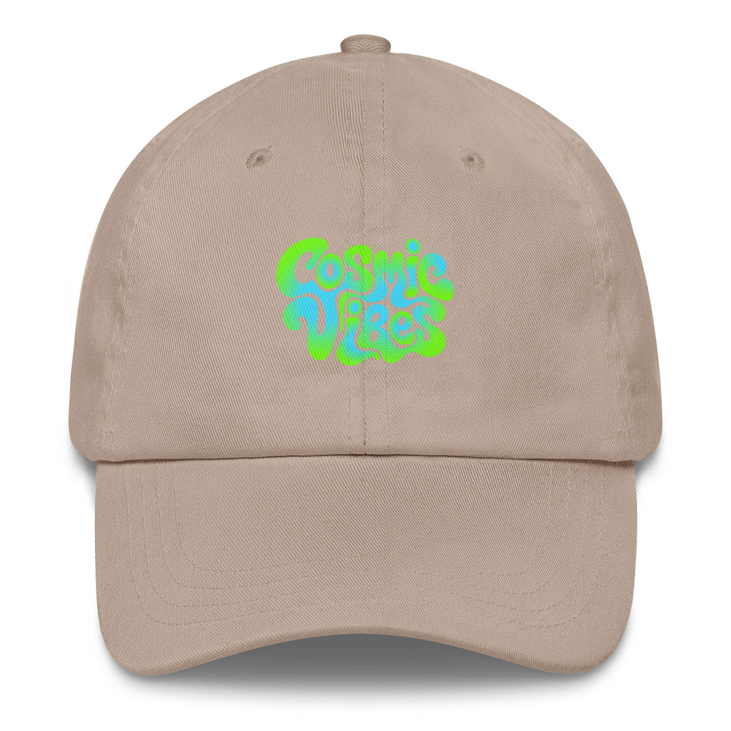 Psychedelic Cosmic Vibes festival hat stone color