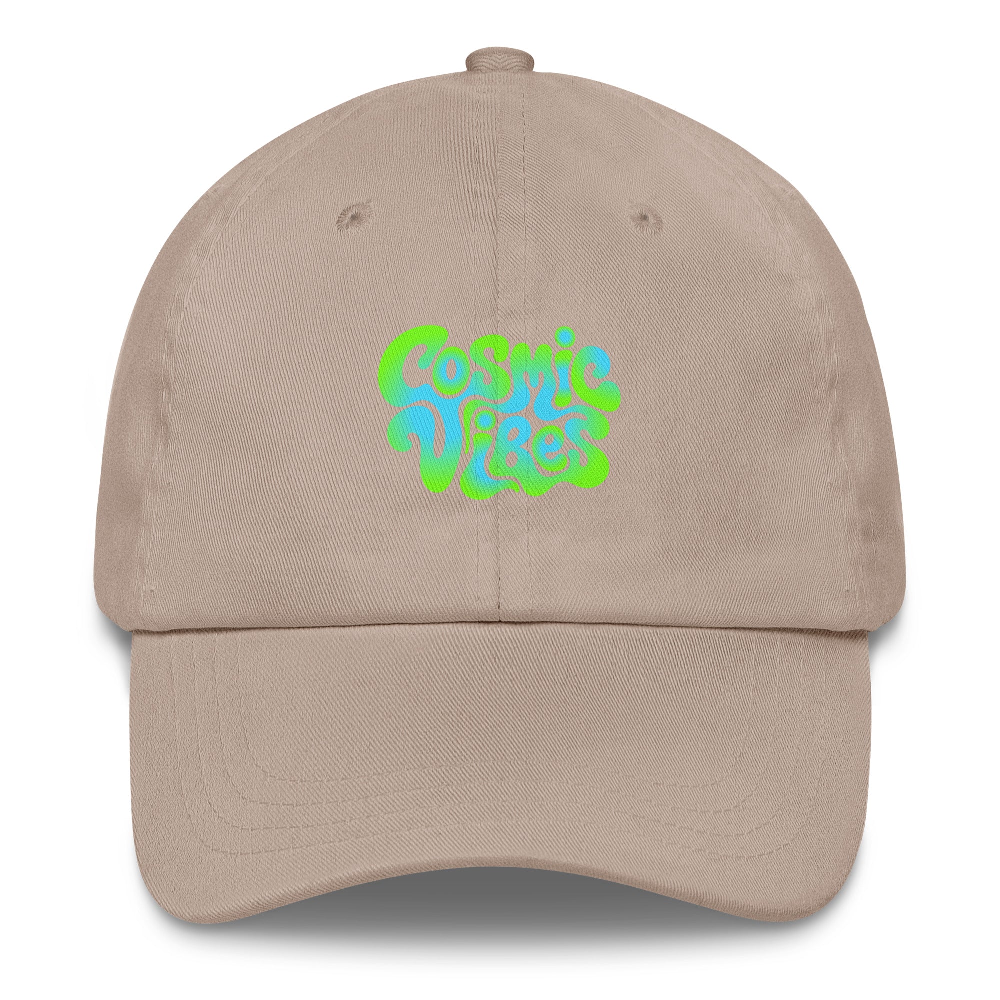 Psychedelic Cosmic Vibes festival hat stone color