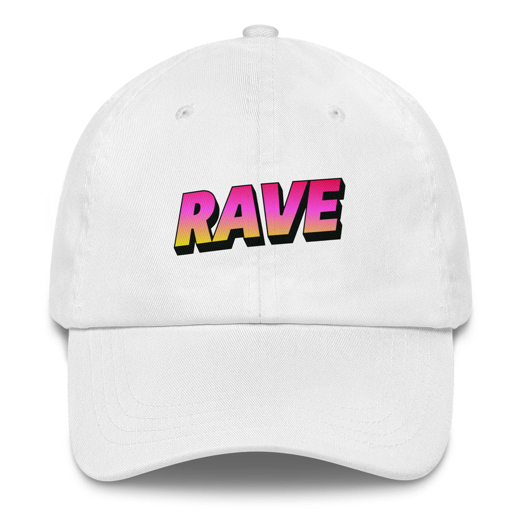 Rave Neon Energy Hat in White