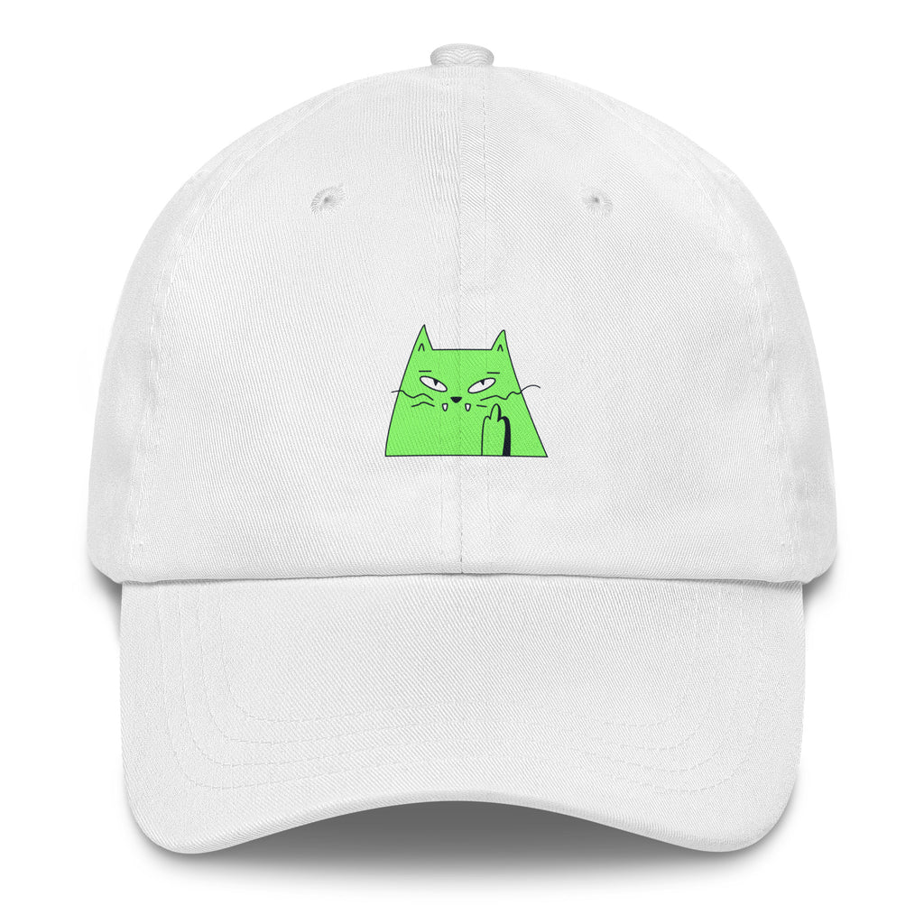 Attitude Cat Hat in White