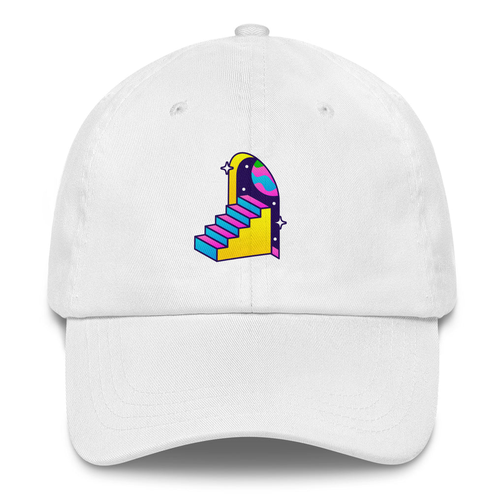 Portal Dreams Trippy Hat in White