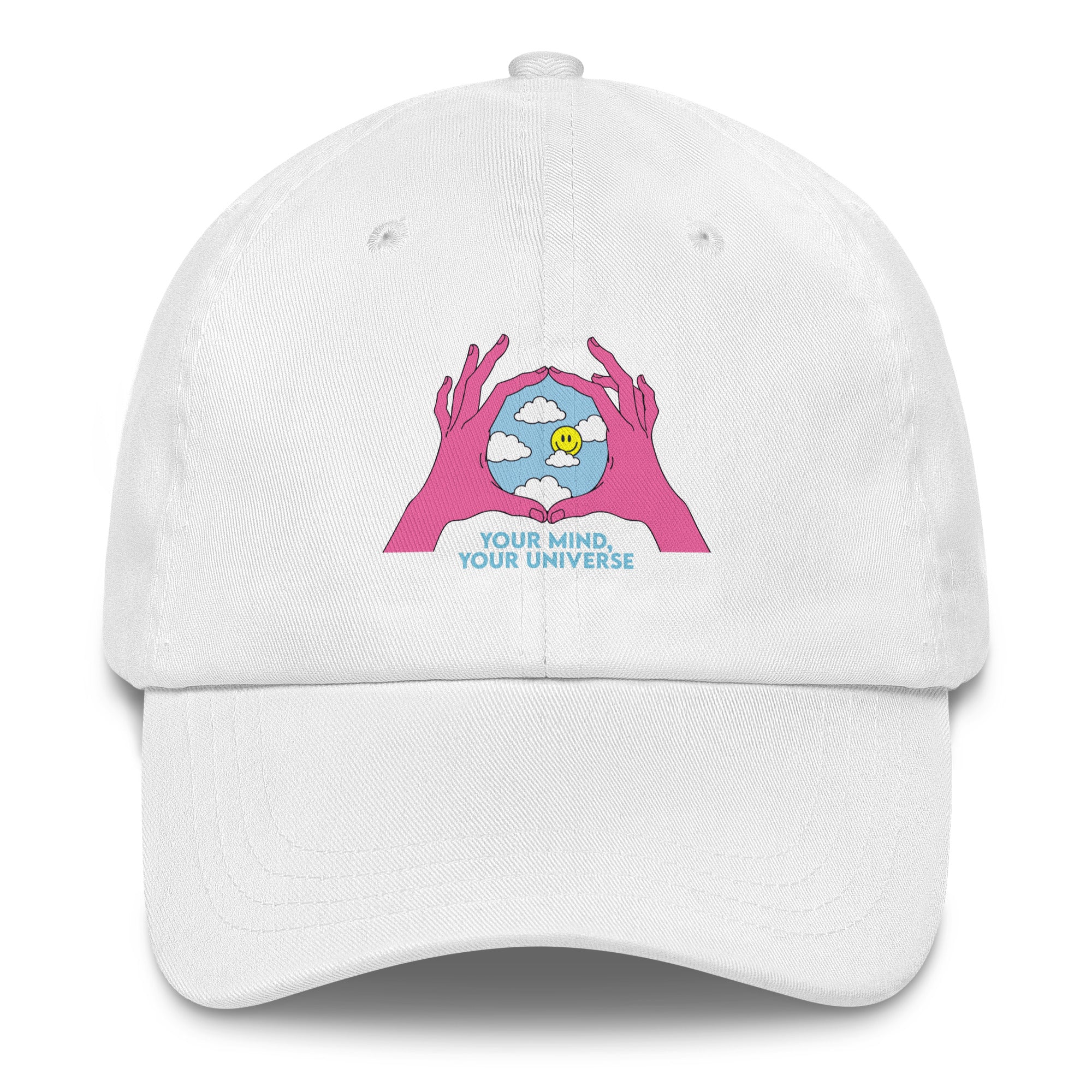 Your Mind Your Universe festival hat in white