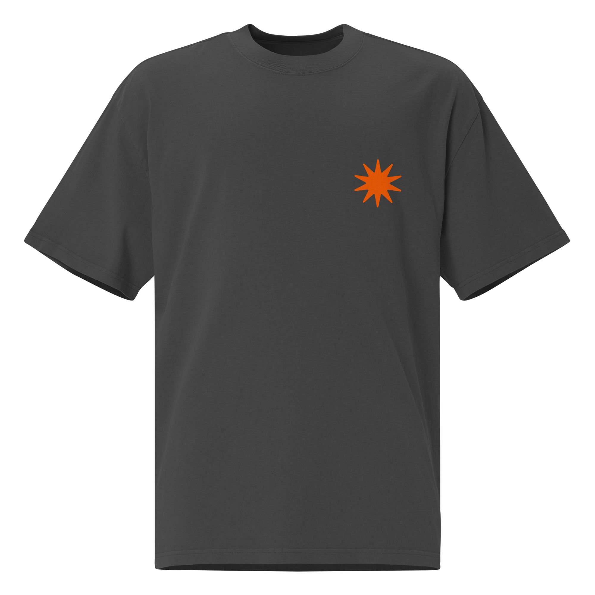 Feeling Good Vibes Oversized Faded T-Shirt