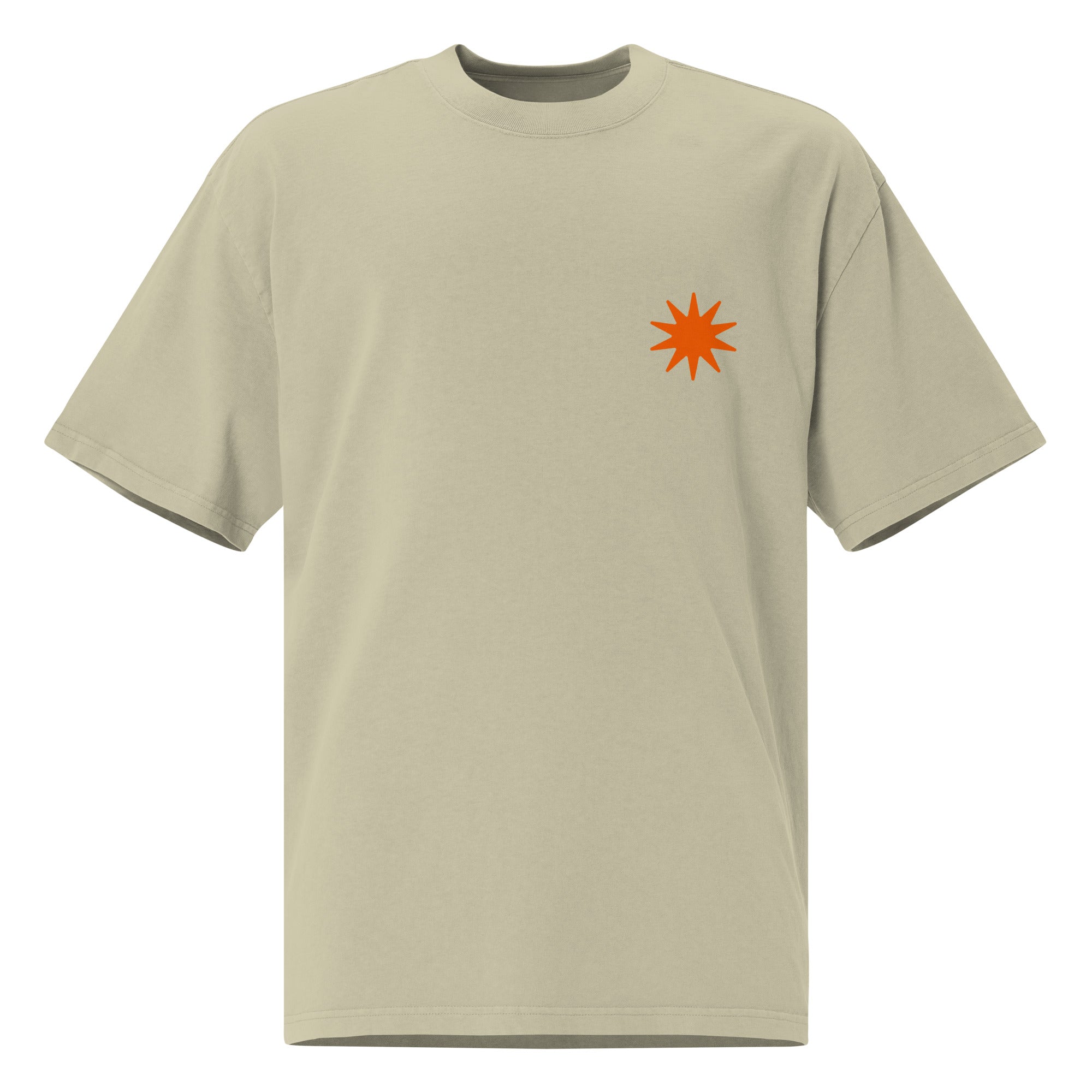 Feeling Good Vibes Oversized Faded T-Shirt