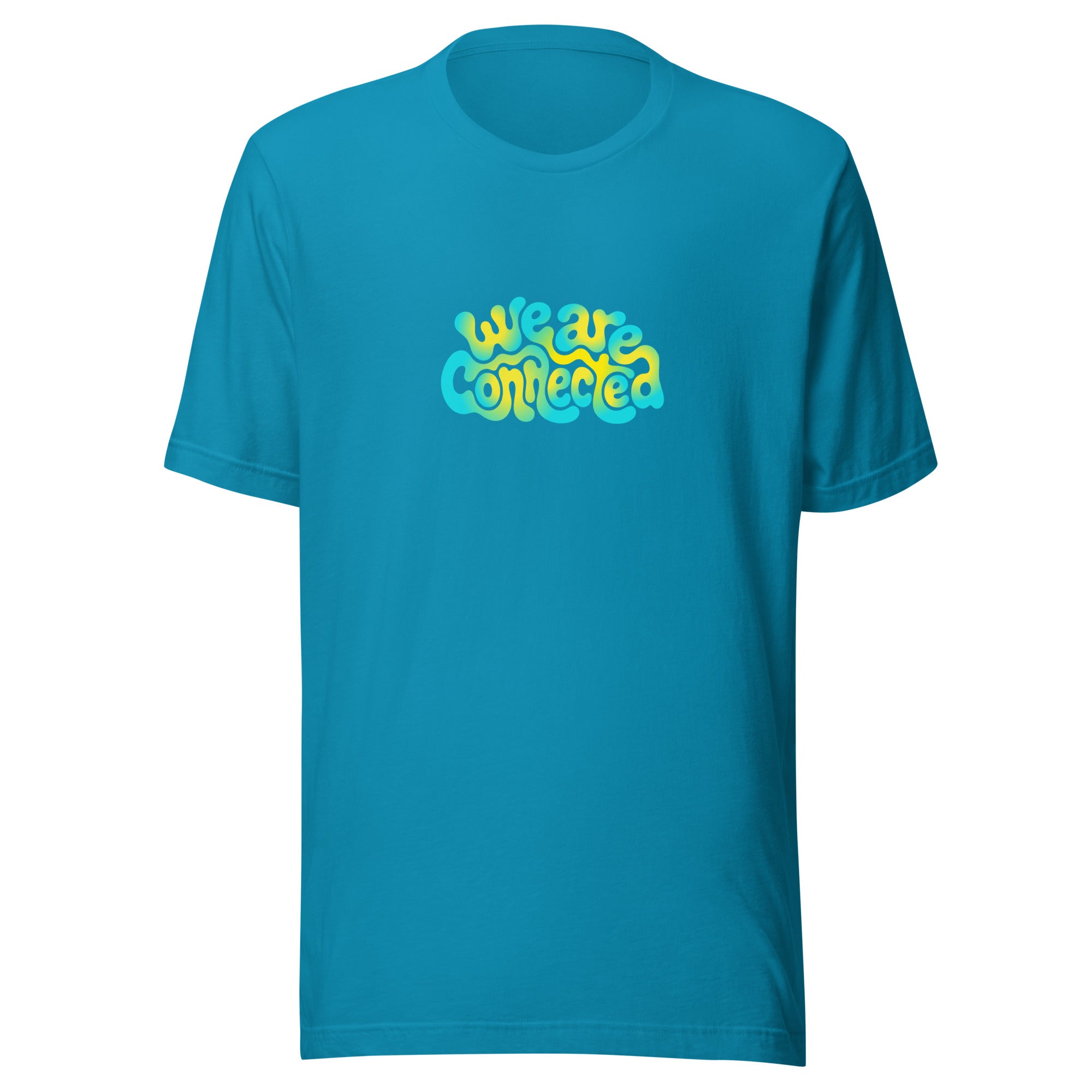 Festival We Are Connected T-Shirt in Blue 