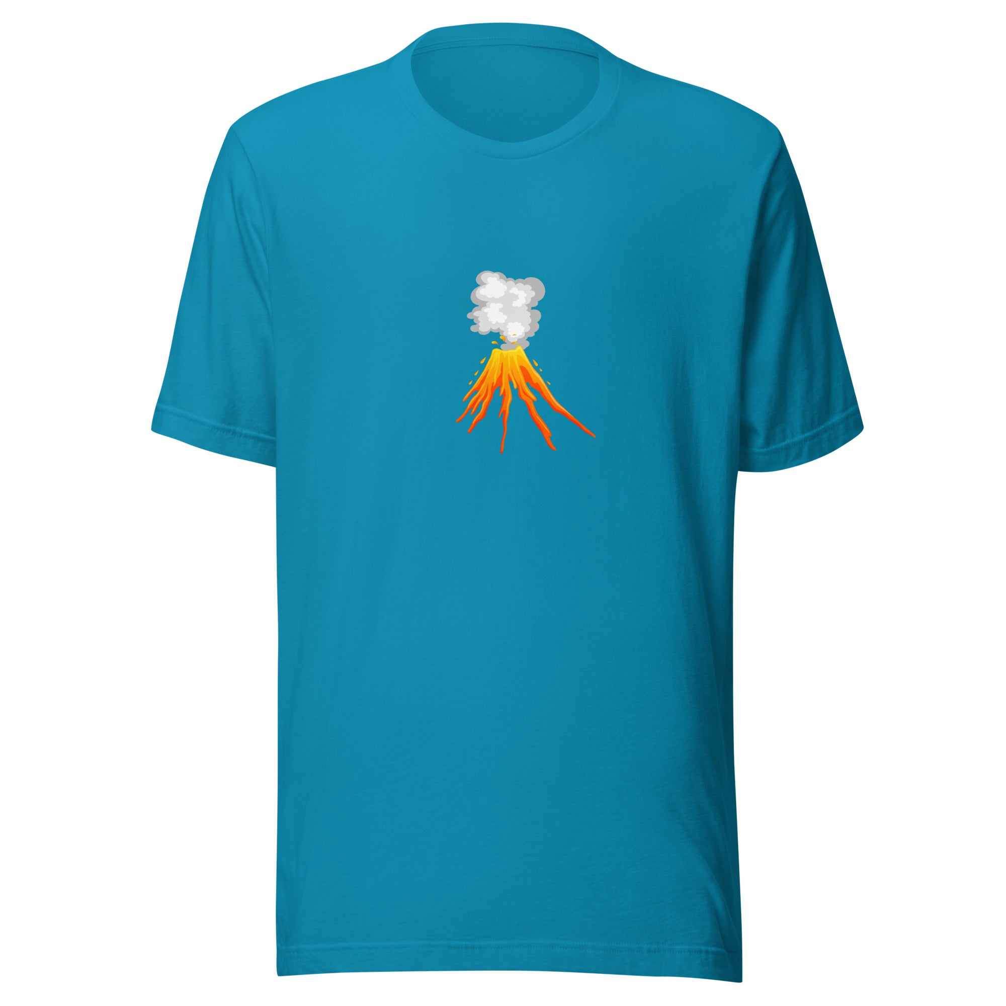 Erupting Volcano T-Shirt in Blue