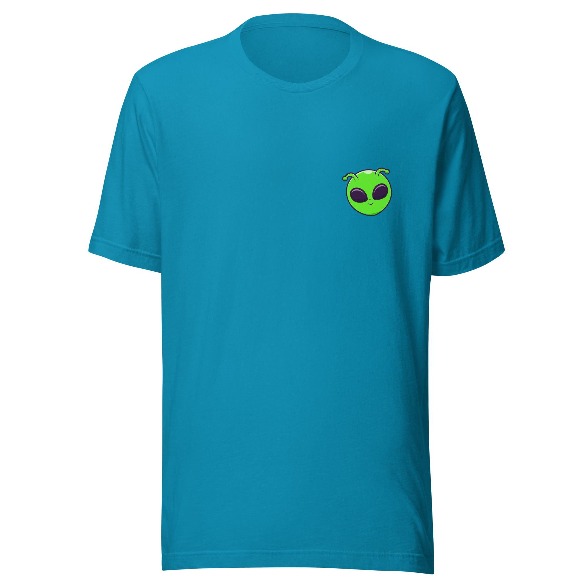 Music Festival Cosmic Alien T-Shirt in Turquoise