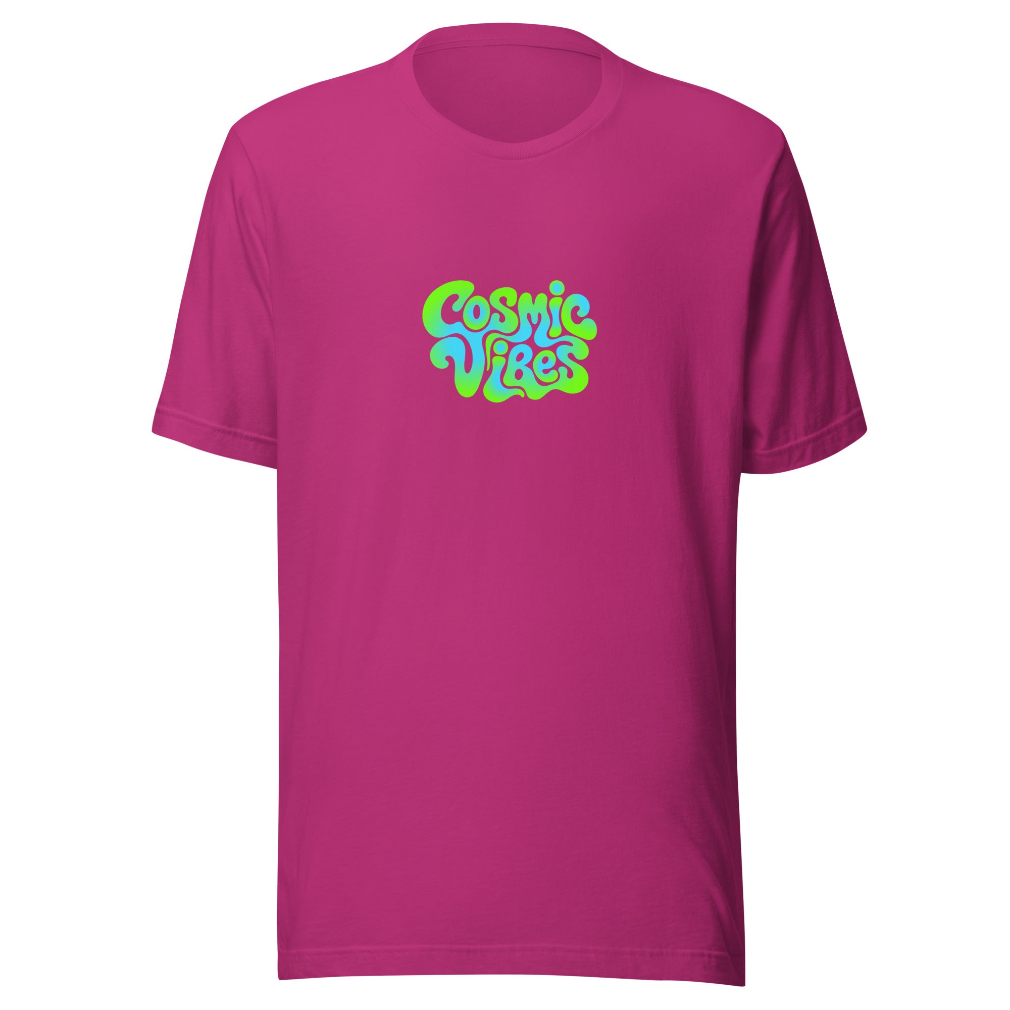 Music Festival Cosmic Vibes T-Shirt in Pink