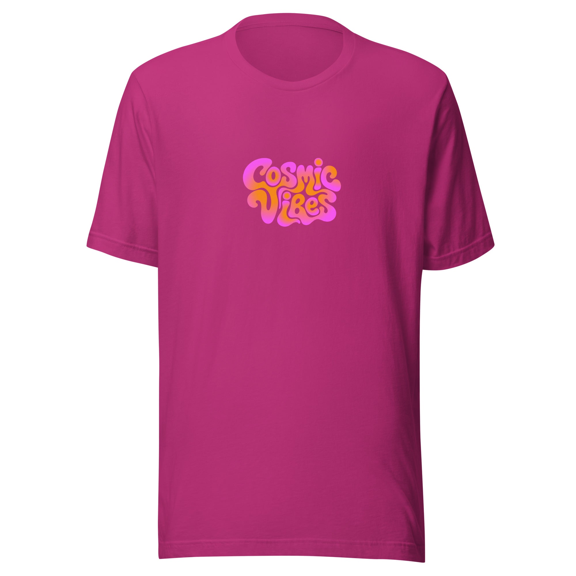Music Festival Cosmic Vibes T-Shirt in pink