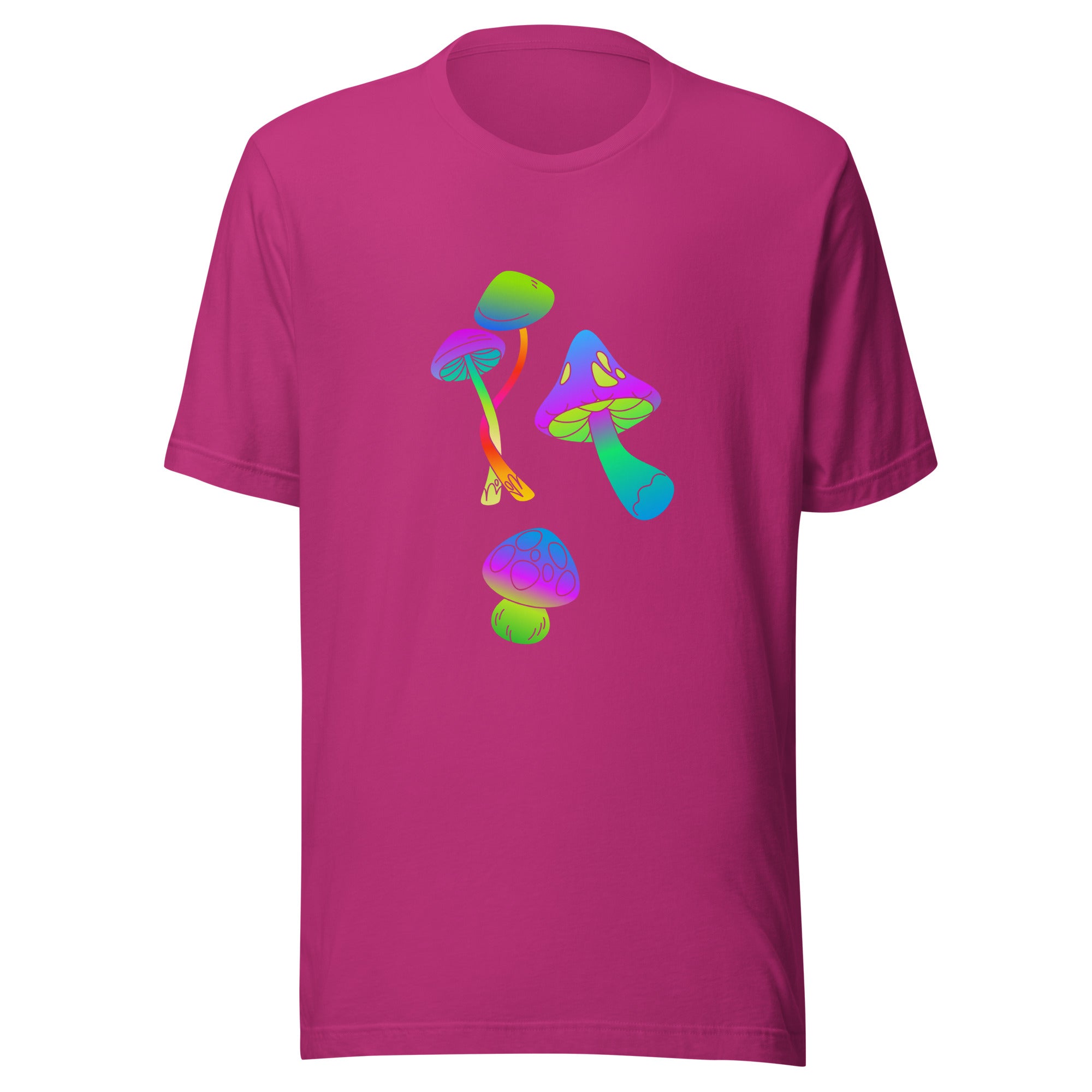 Neon Mushrooms T-Shirt in Pink 