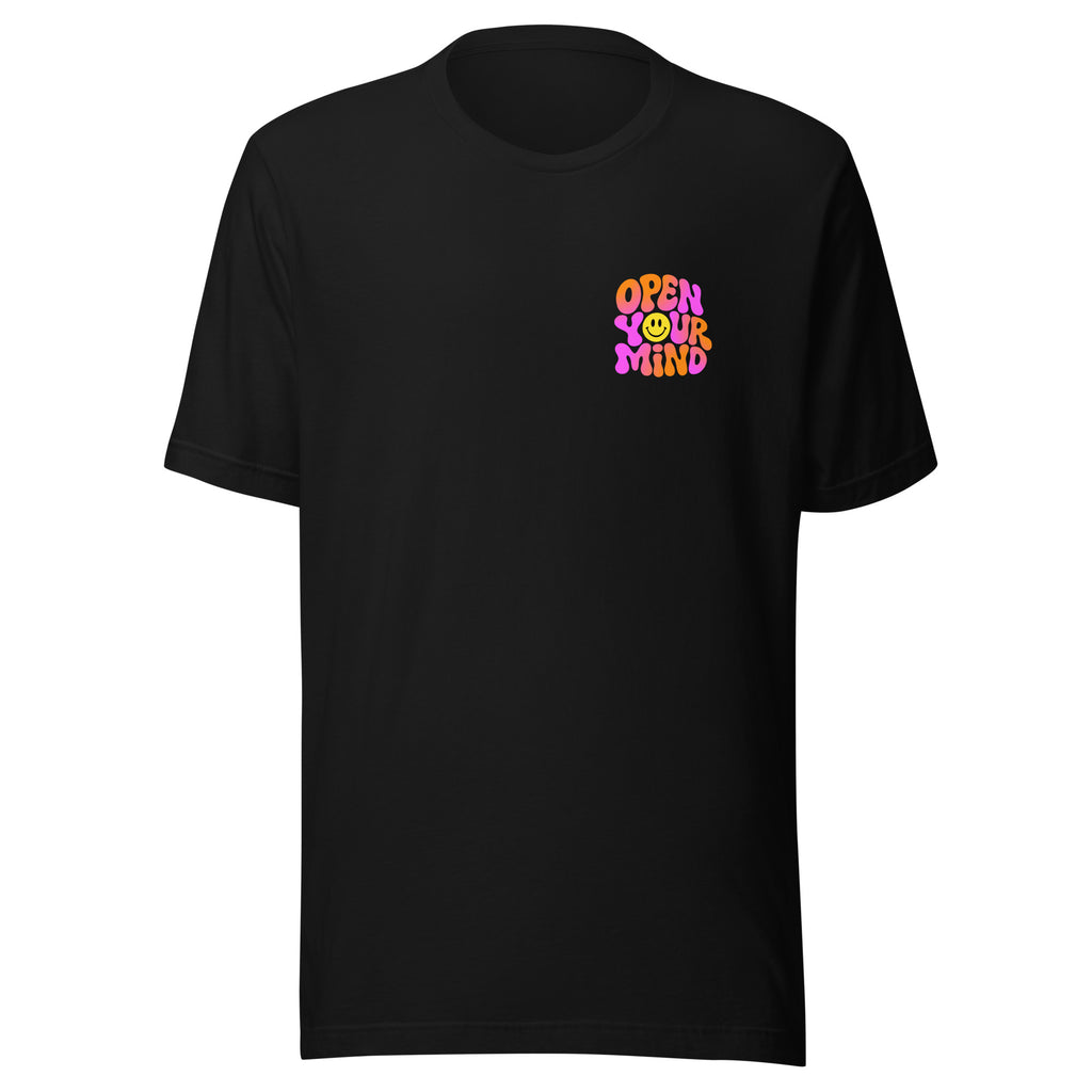 Open Your Mind T-Shirt in Black