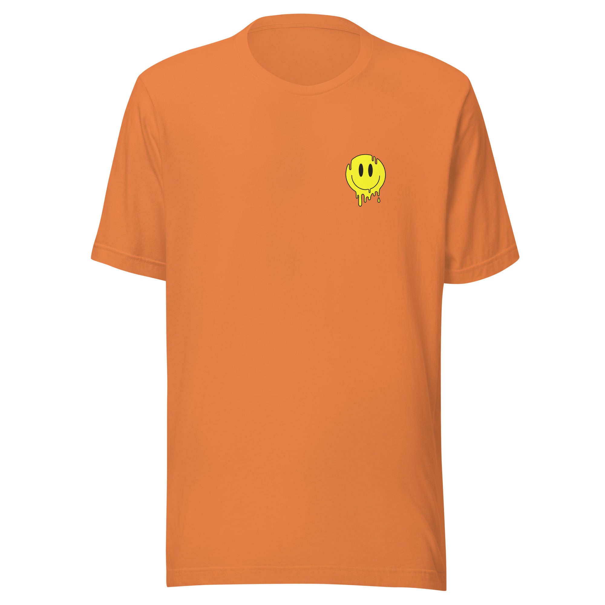 Melting Smiley T-Shirt in Orange
