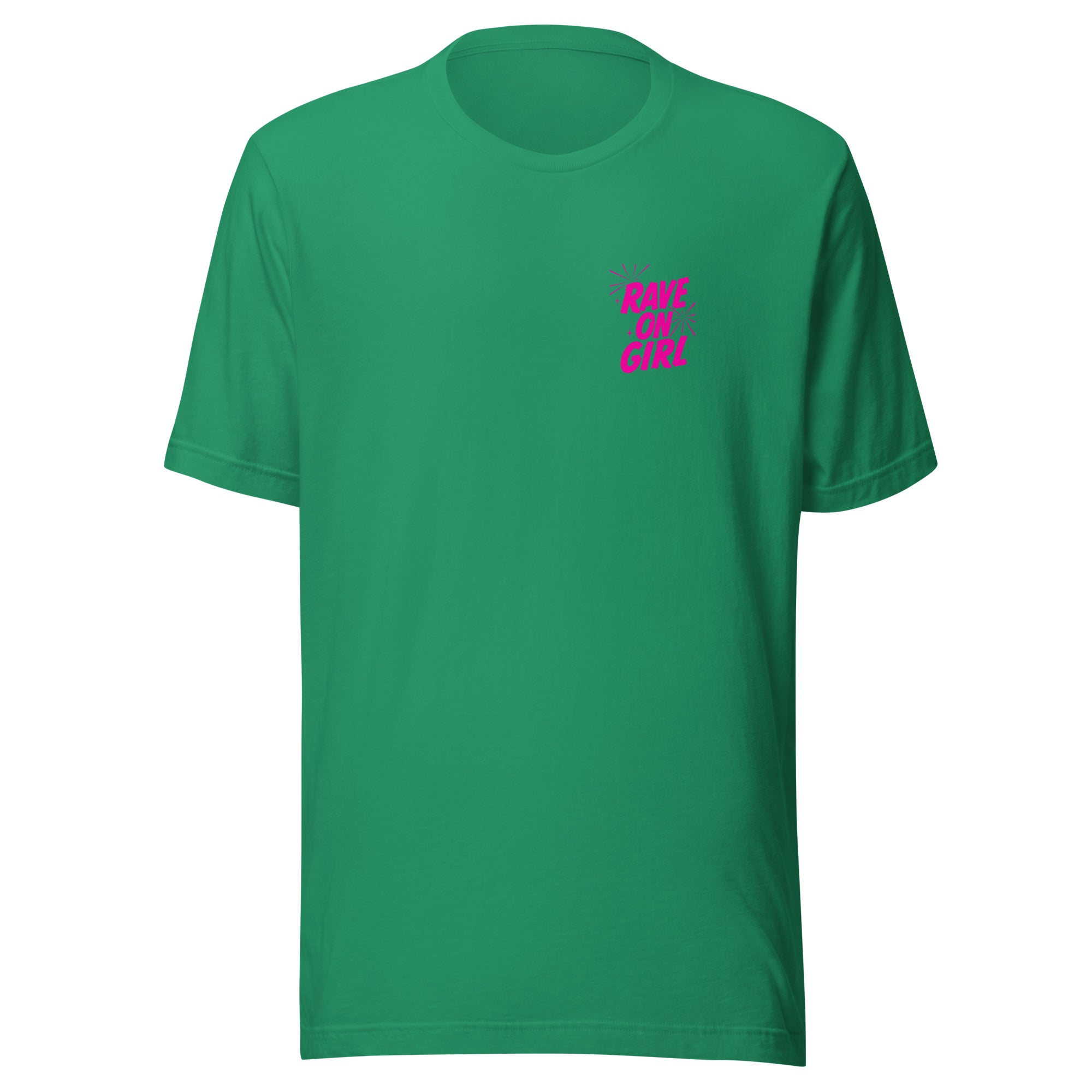 Rave On Girl T-Shirt in Green